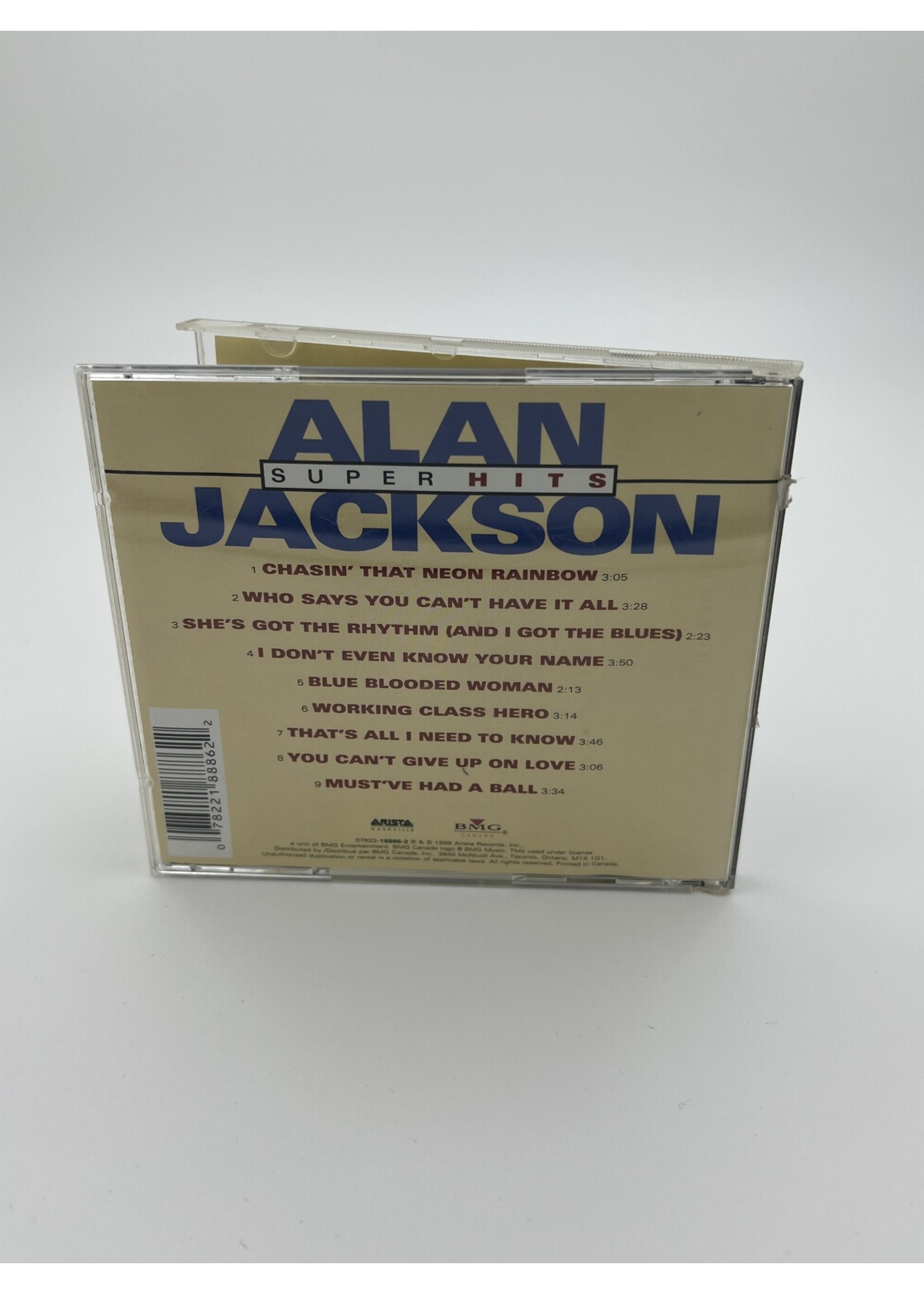 CD   Alan Jackson Super Hits CD