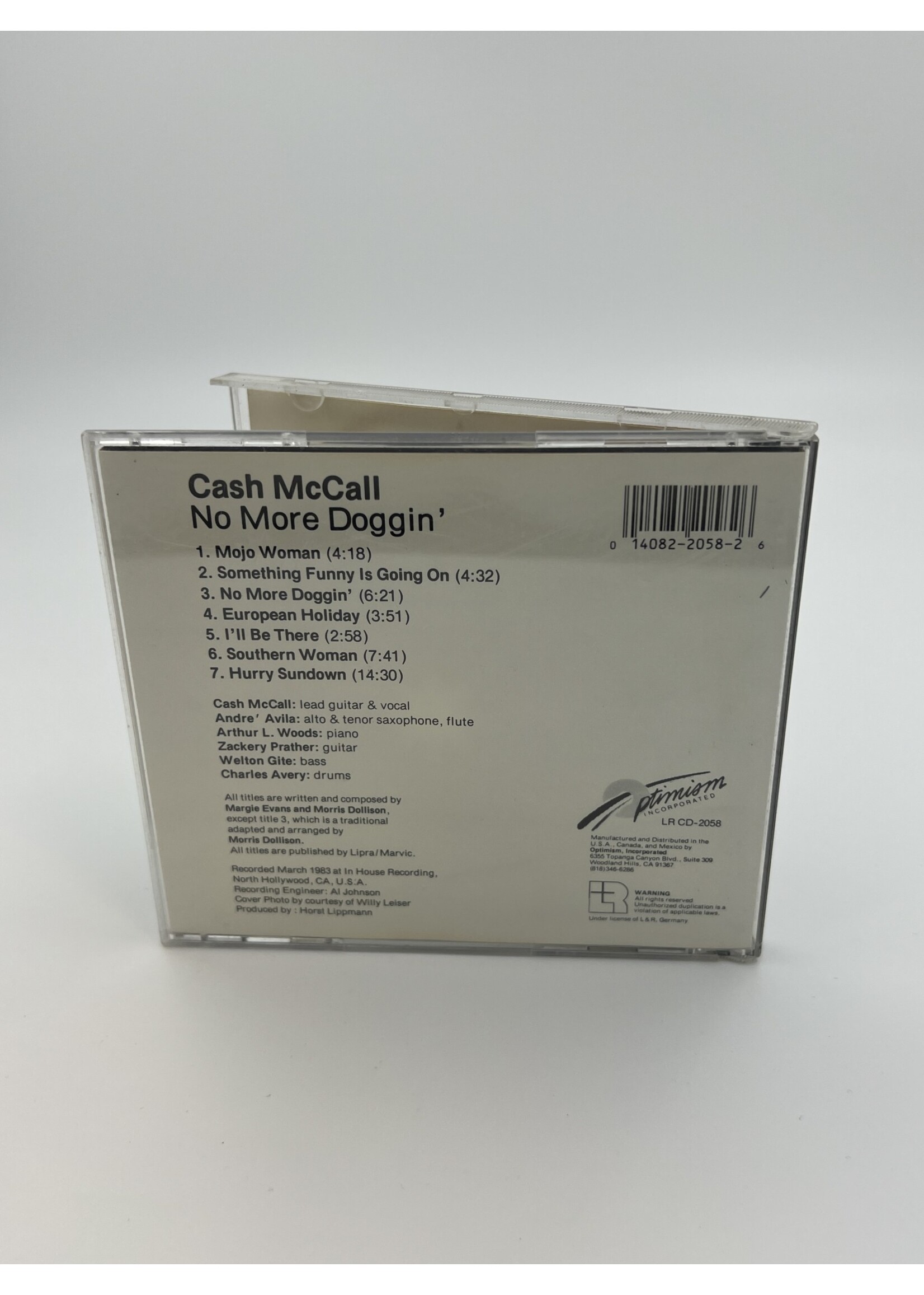 CD   Cash McCall No More Doggin CD