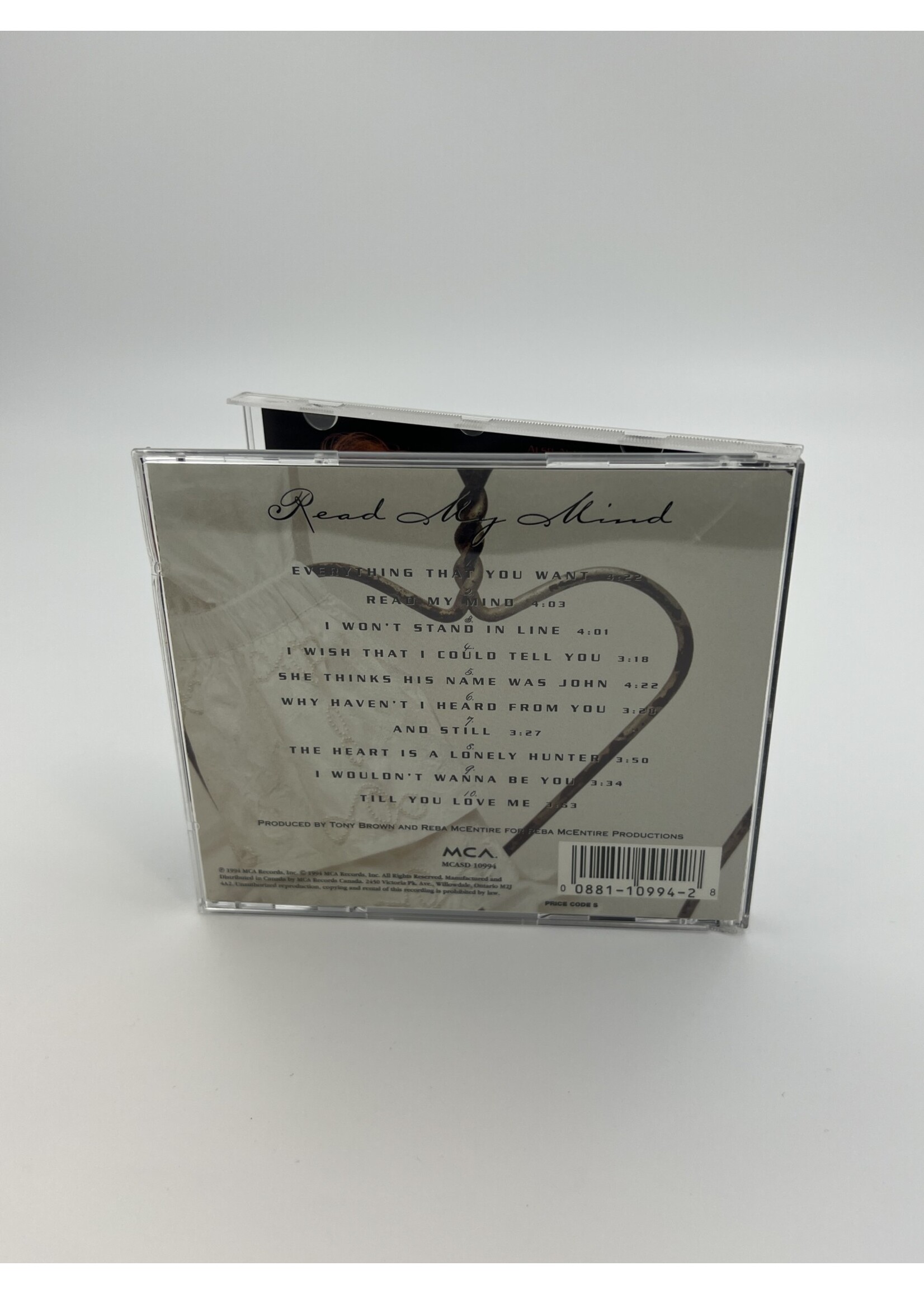 CD Reba McEntire Read My Mind CD
