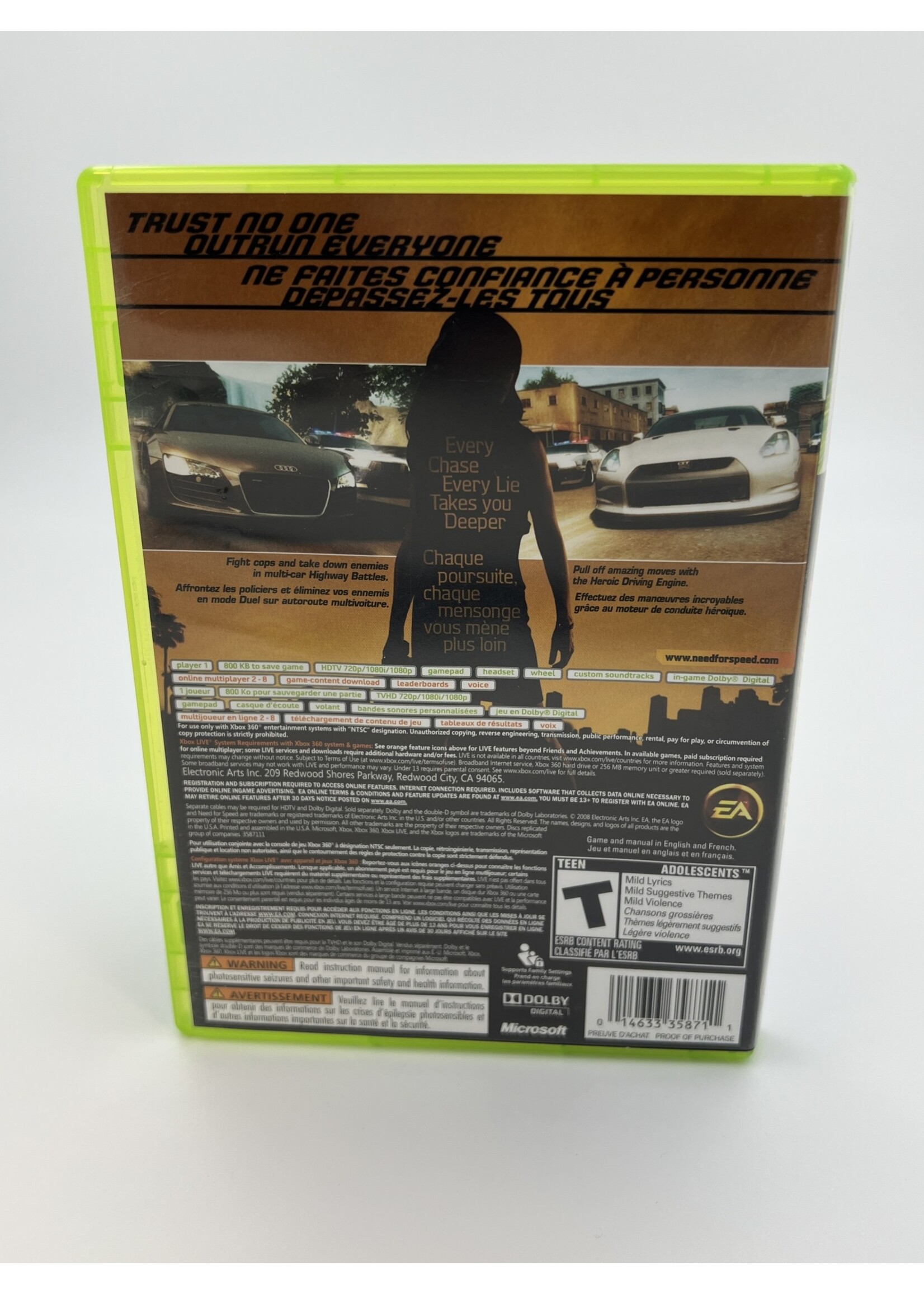 Xbox Need For Speed Undercover Xbox 360