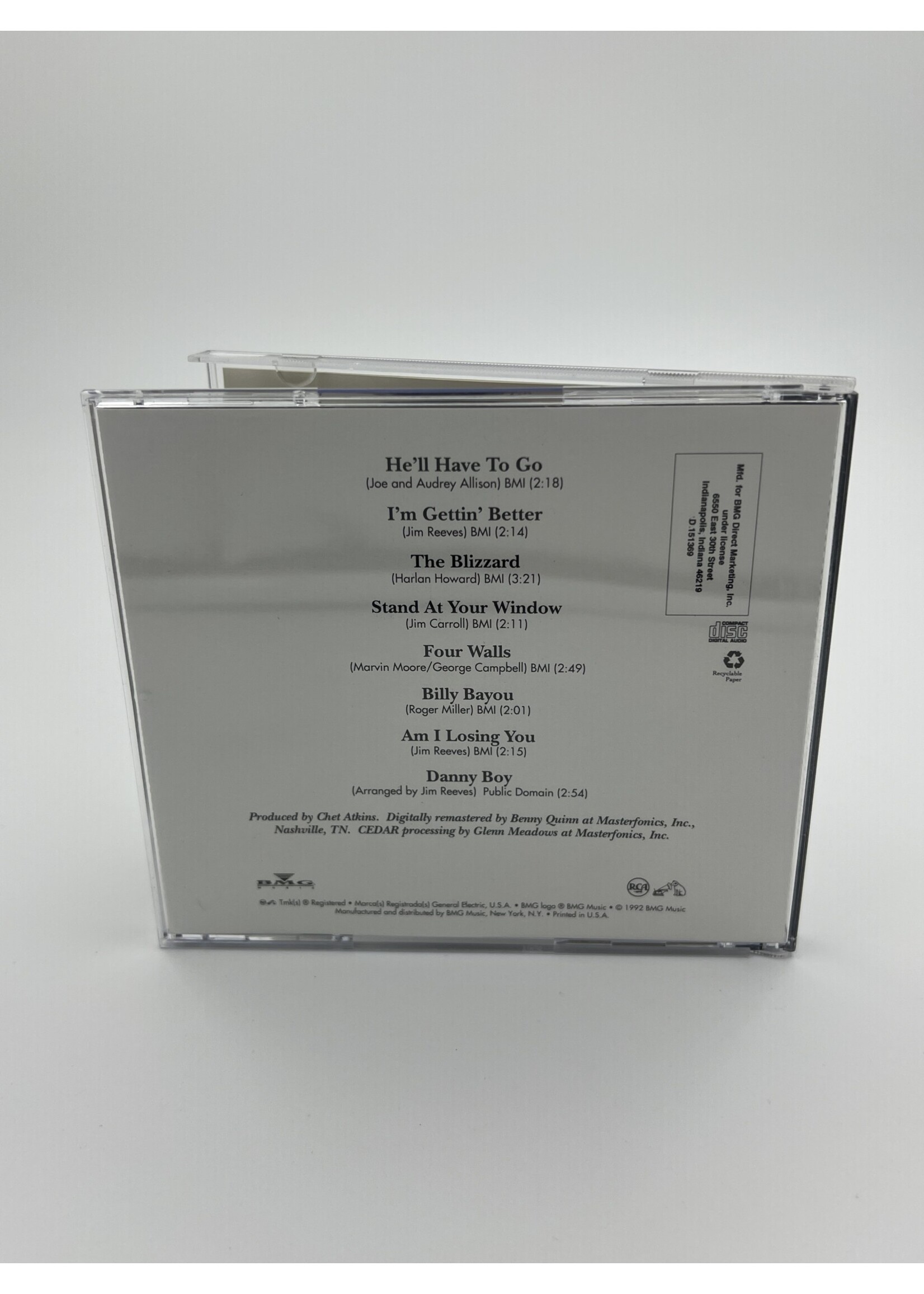 CD The Best Of Jim Reeves CD