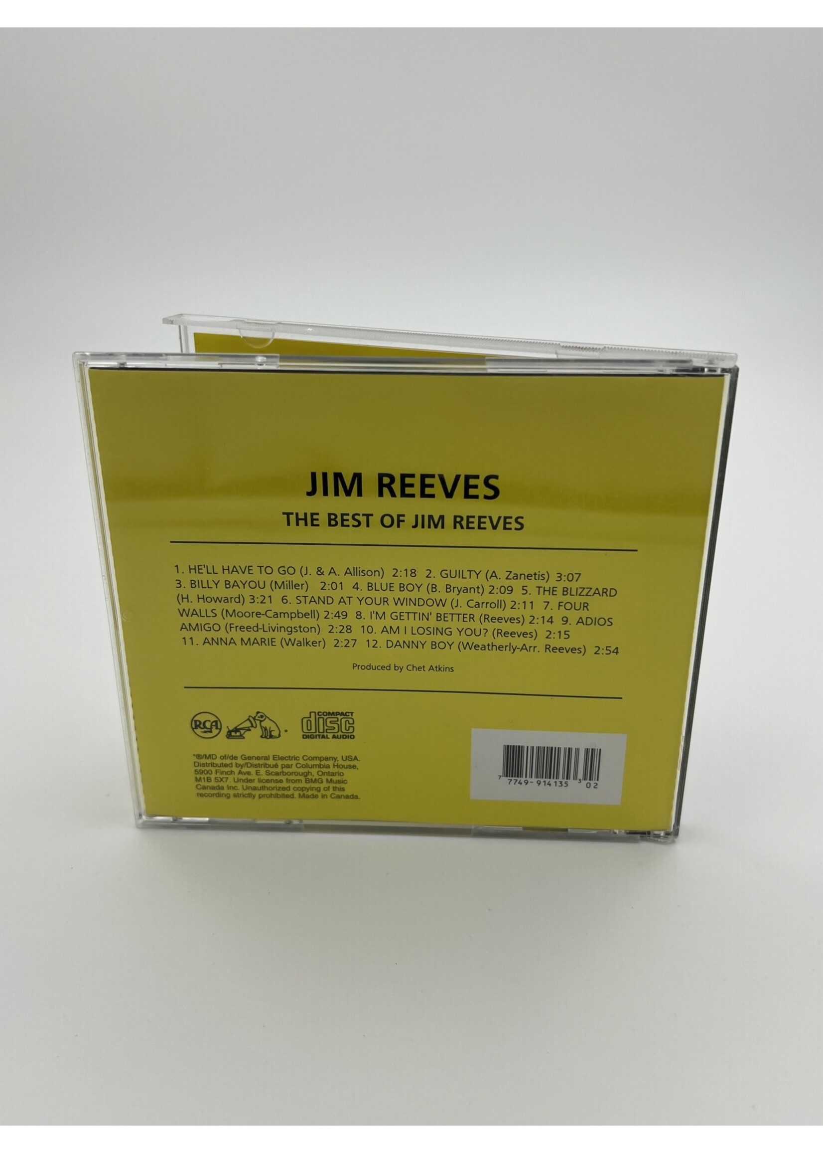 CD The Best Of Jim Reeves CD