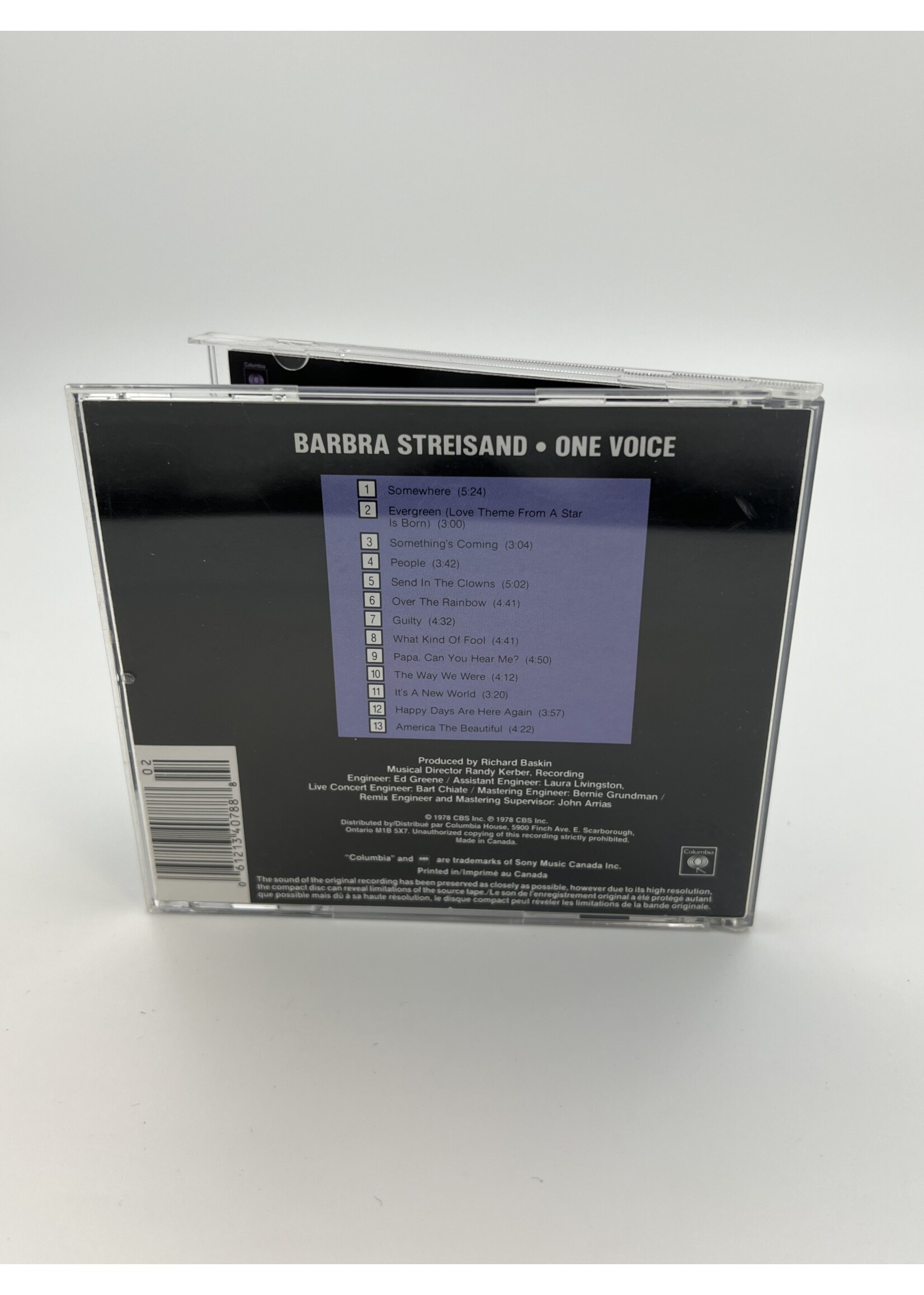 CD Barbra Streisand One Voice CD