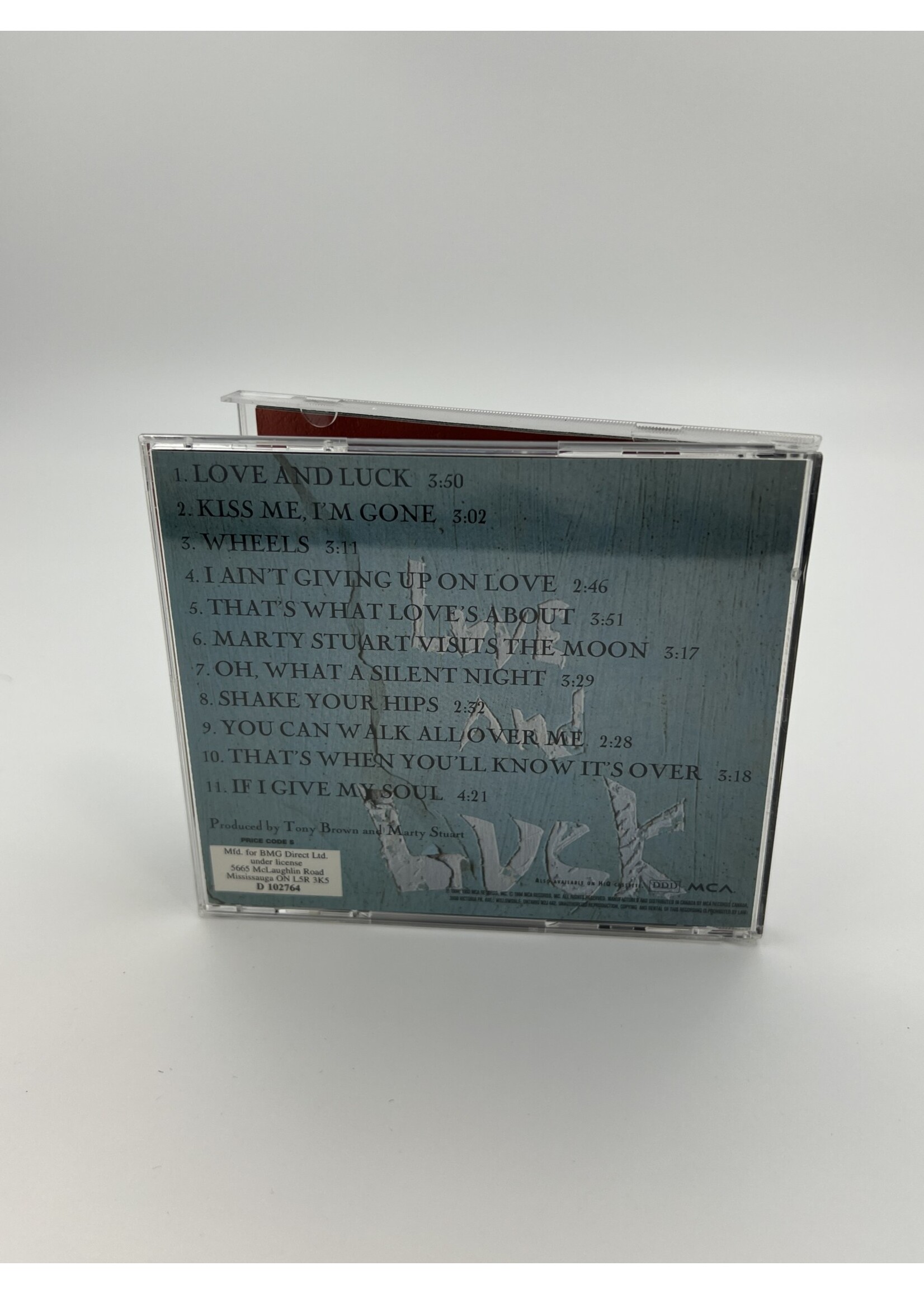 CD Marty Stuart Love And Luck CD
