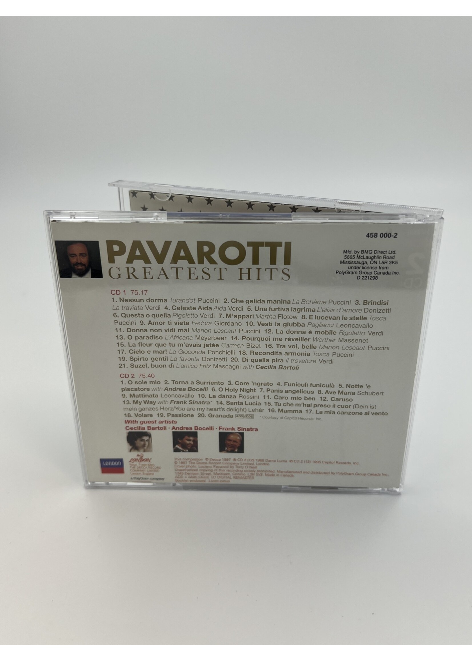CD Pavarotti Greatest Hits The Ultimate Collection 2 CD