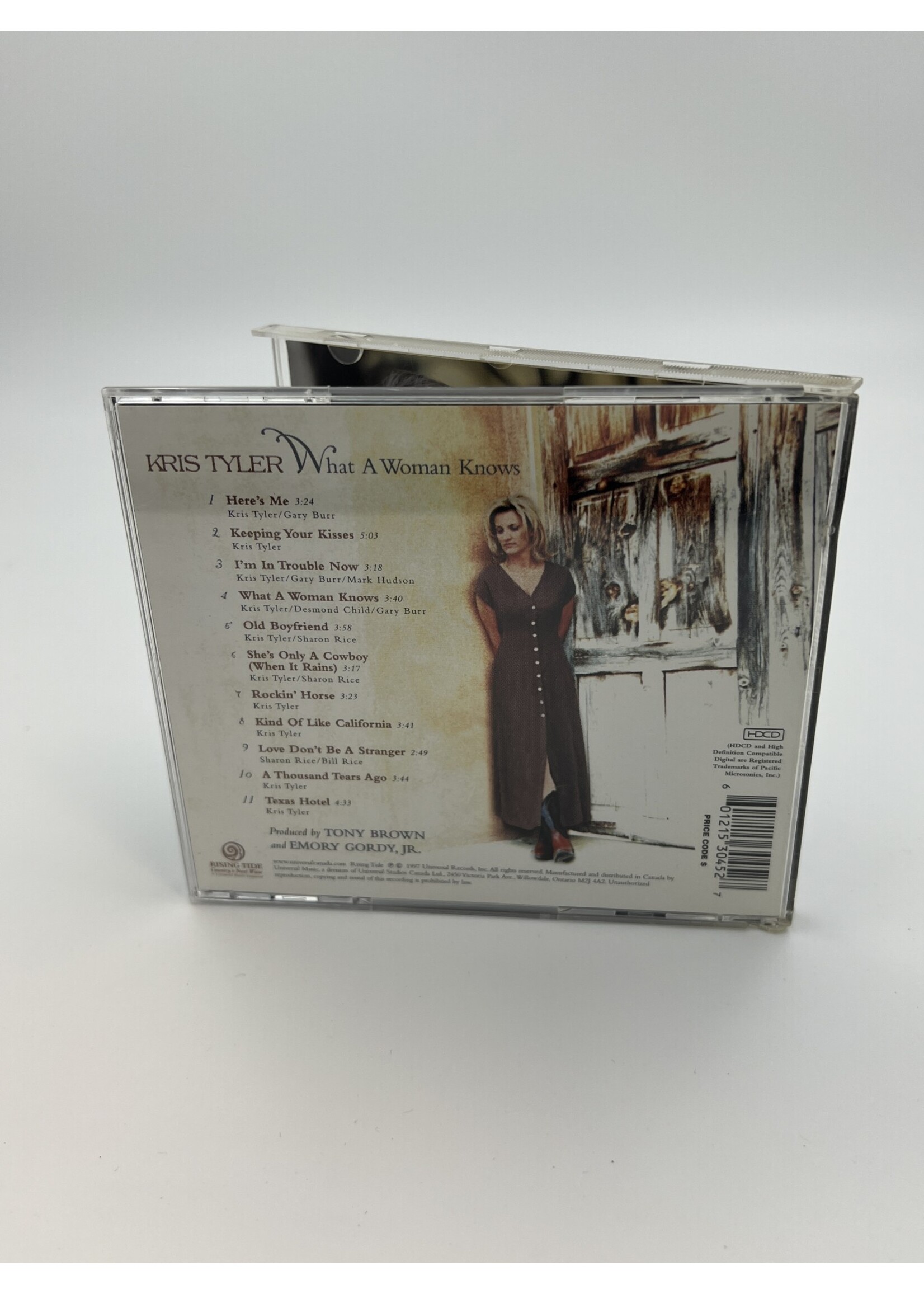 CD Kris Tyler What A Woman Knows CD