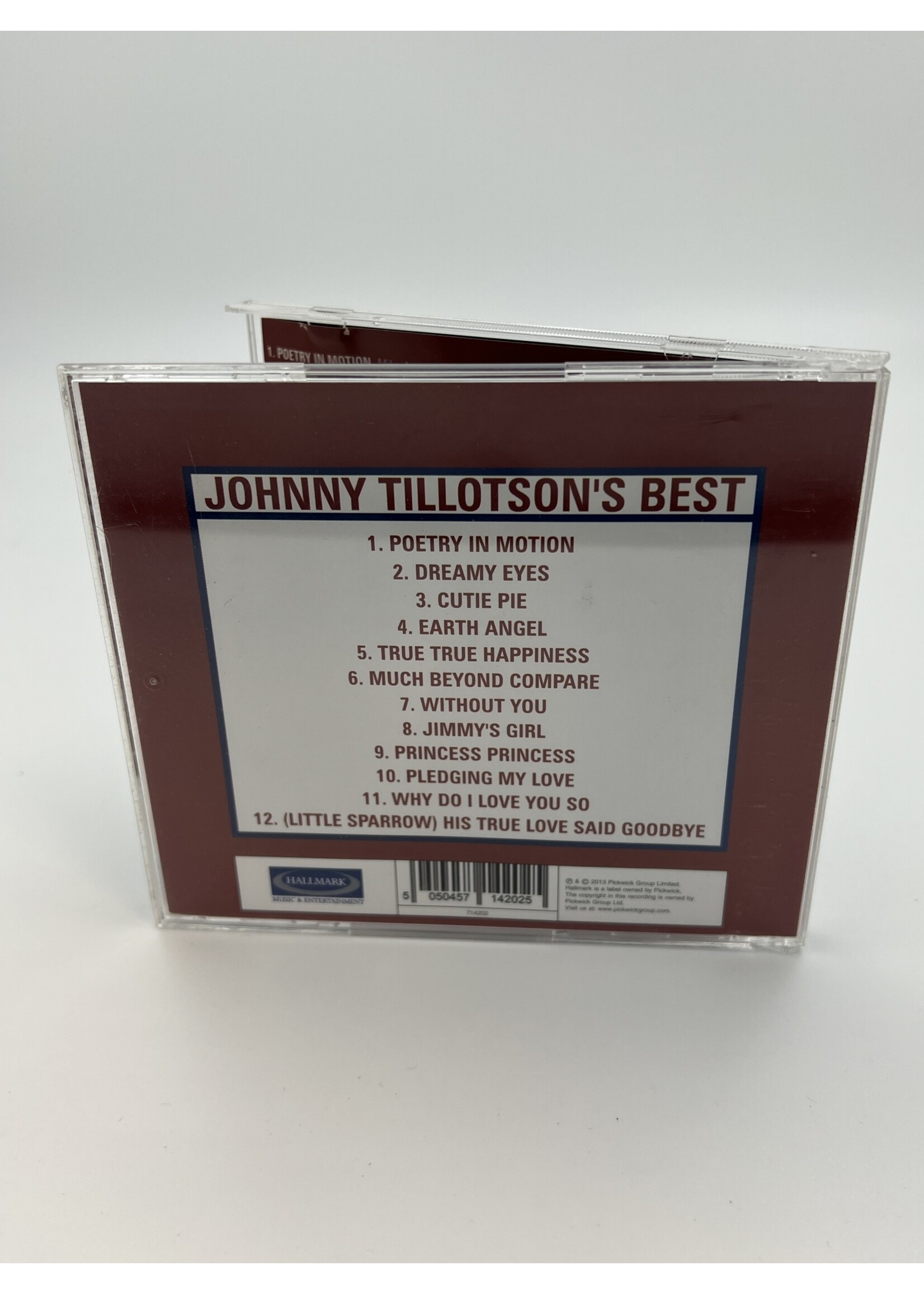 CD Johnny Tillotson Jonny Tillotsons Best CD