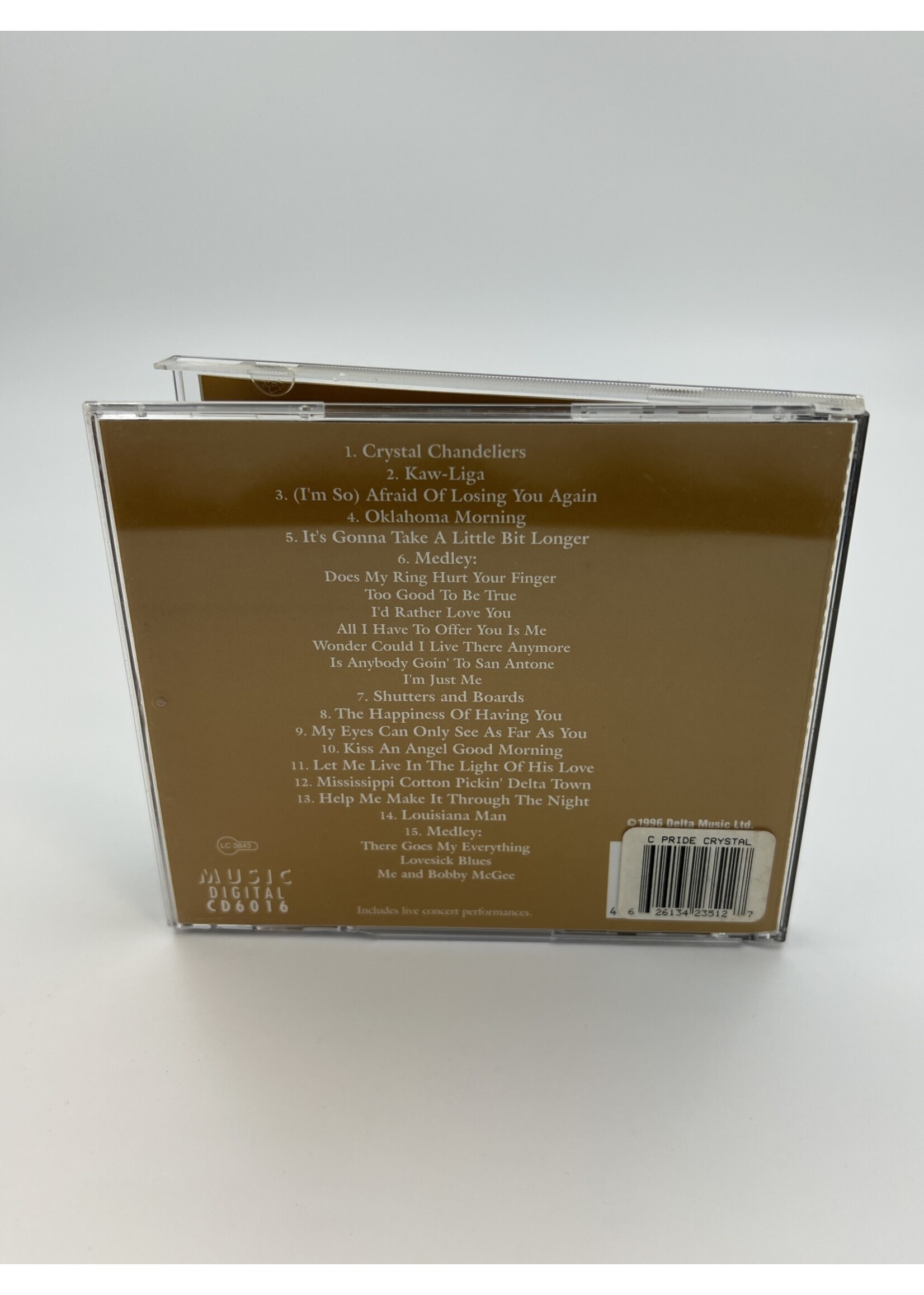 CD Charlie Pride Crystal Chandeliers CD