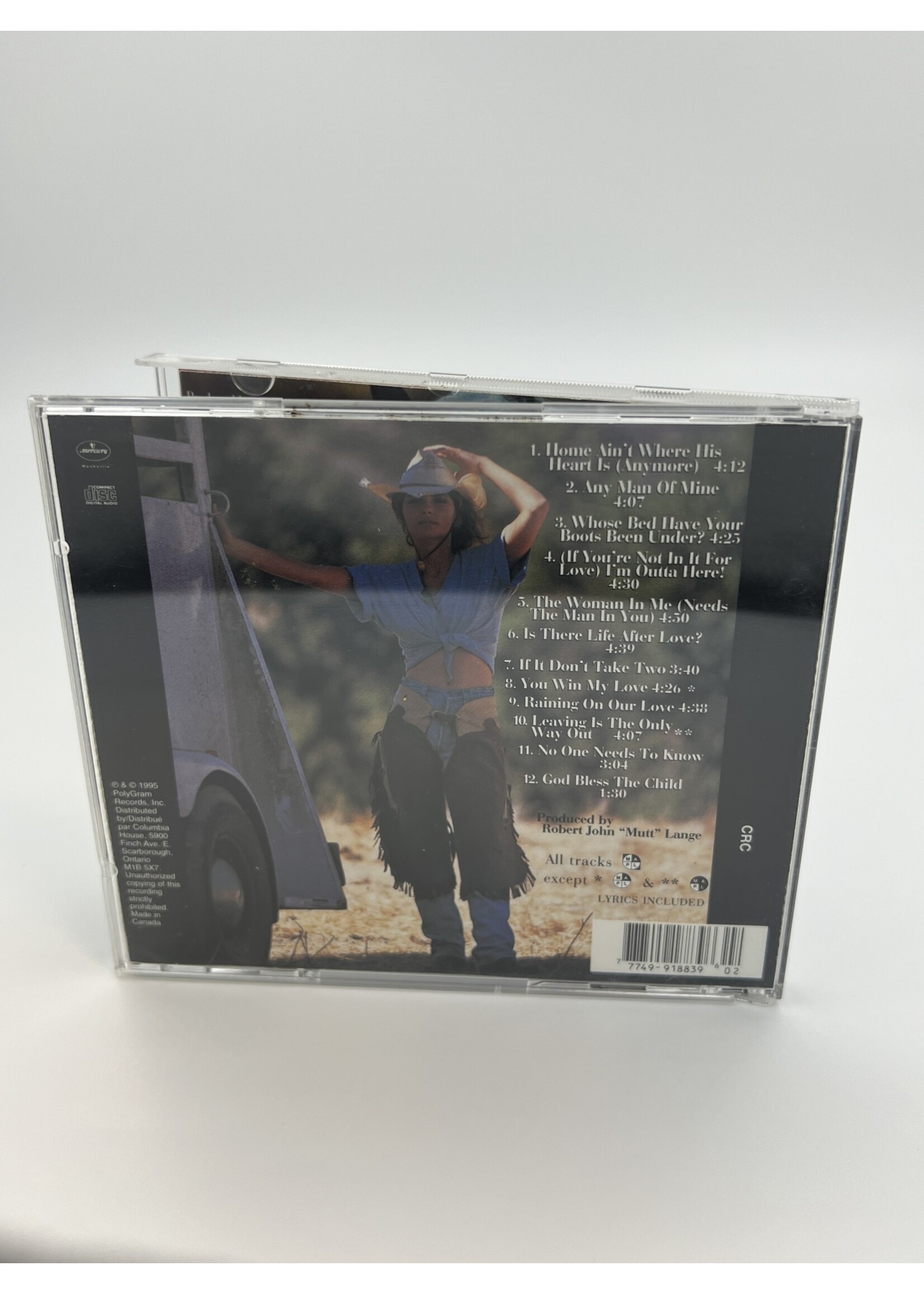 CD Shania Twain The Woman In Me Cd