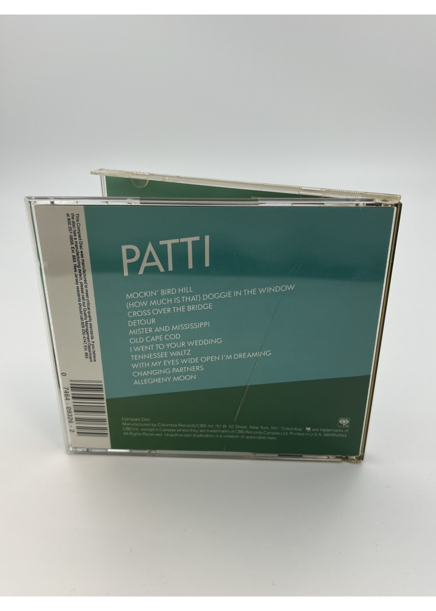 CD Patti Pages Greatest Hits CD