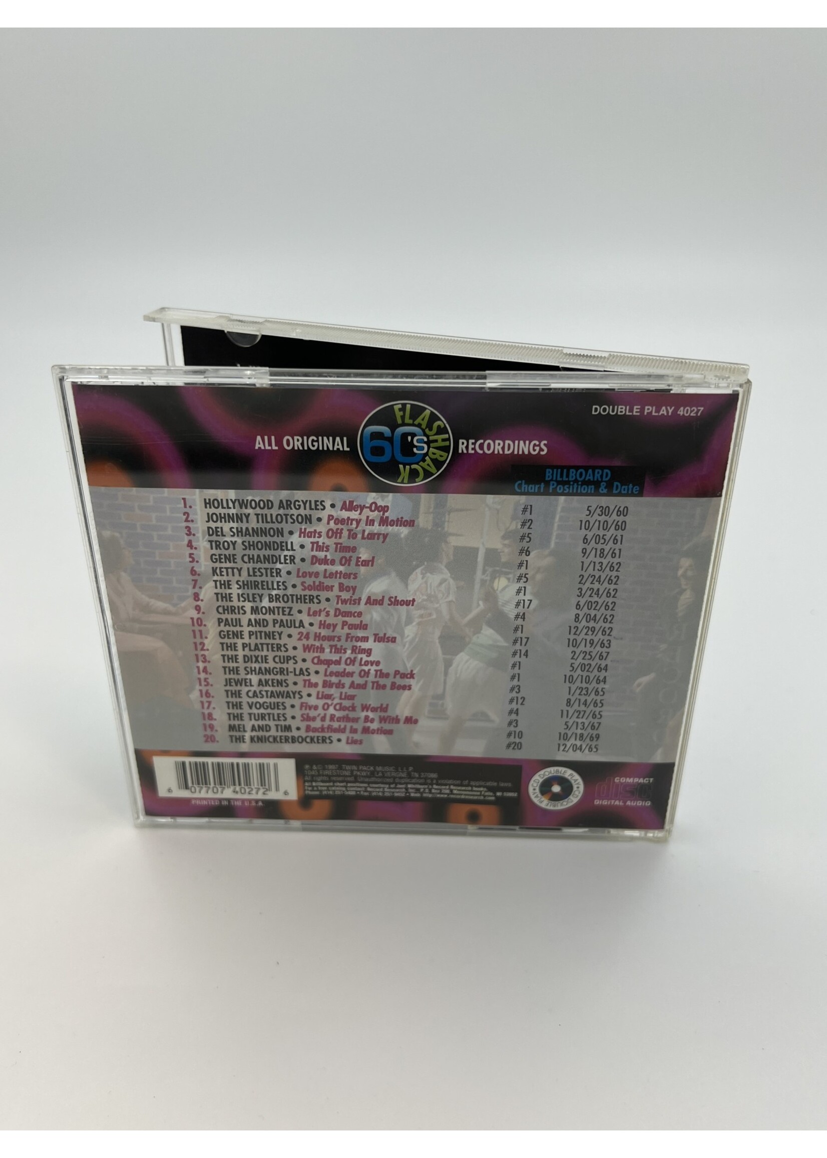 CD 60s Flashback 20 Classic Tracks Double Play CD