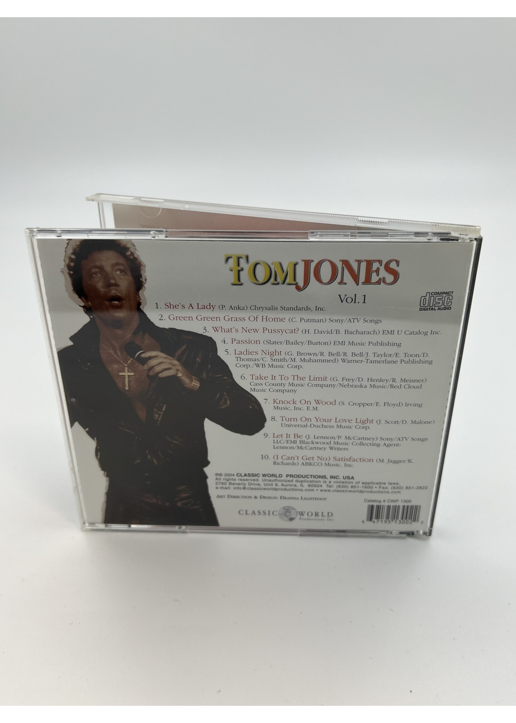 CD Tom Jones Greatest Hits Vol 1 CD