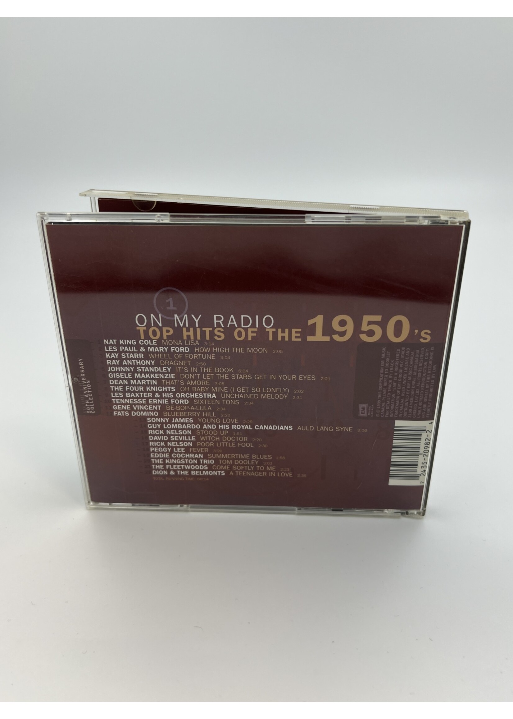 CD On My Radio Top Hits Of The 1950s Volume 1 50th Anniversary Collection CD