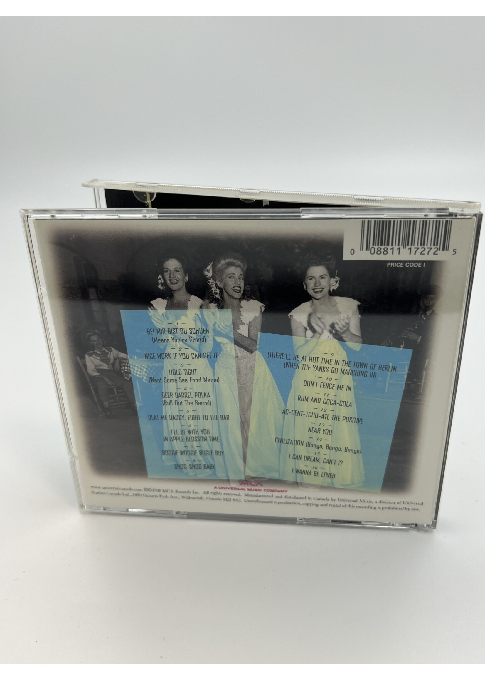 CD Andrews Sisters Greatest Hits The 60th Anniversary Collection CD