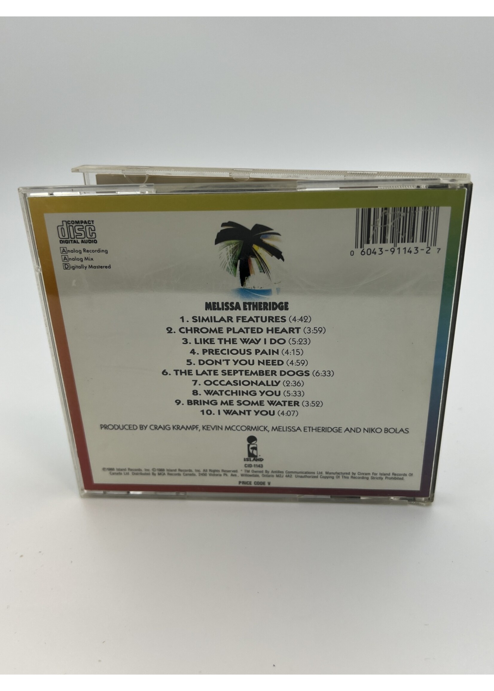 CD Melissa Etheridge Self Titled CD