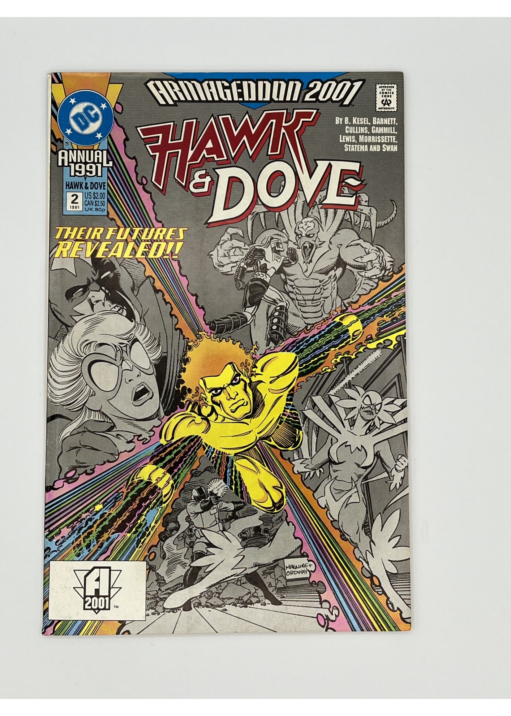 DC HAWK AND DOVE #2 DC January 1991 Annual