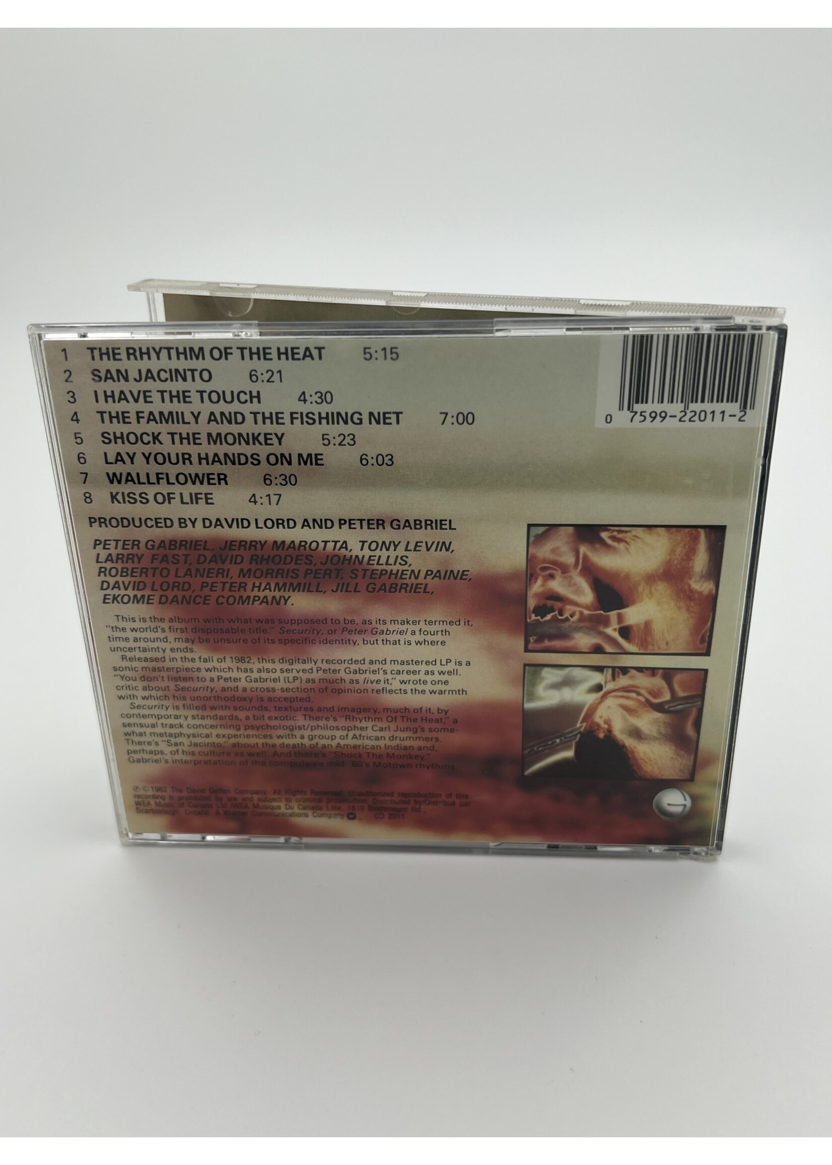 CD Peter Gabriel Security CD