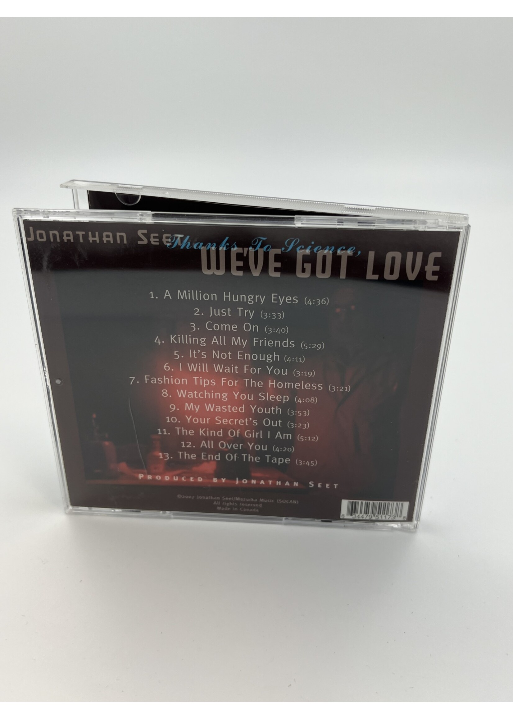 CD Jonathan Seet Thanks To Science Weve Got Love CD