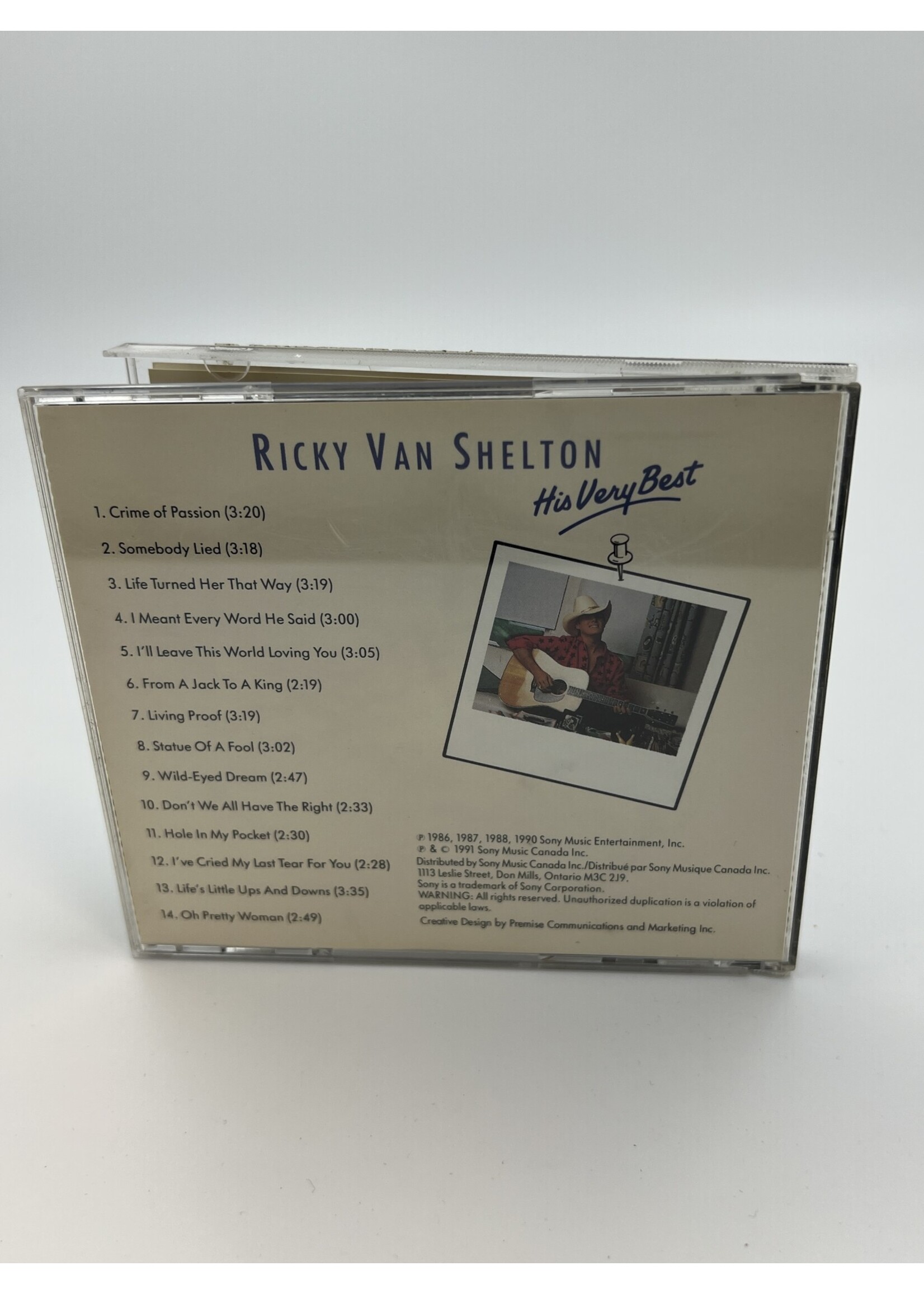 CD Ricky Van Shelton His Very Best CD