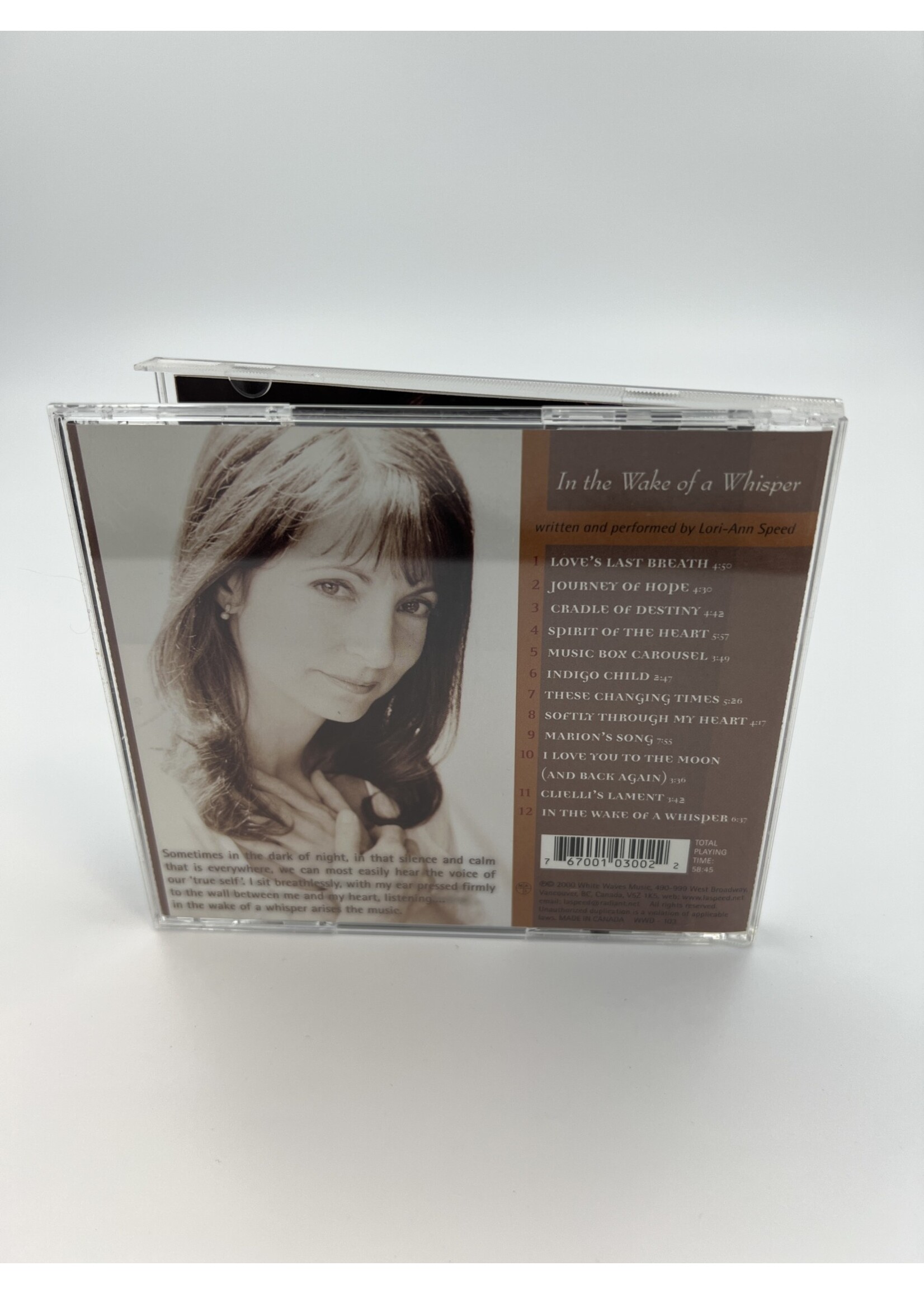 CD Lori Ann Speed In The Wake Of A Whisper CD