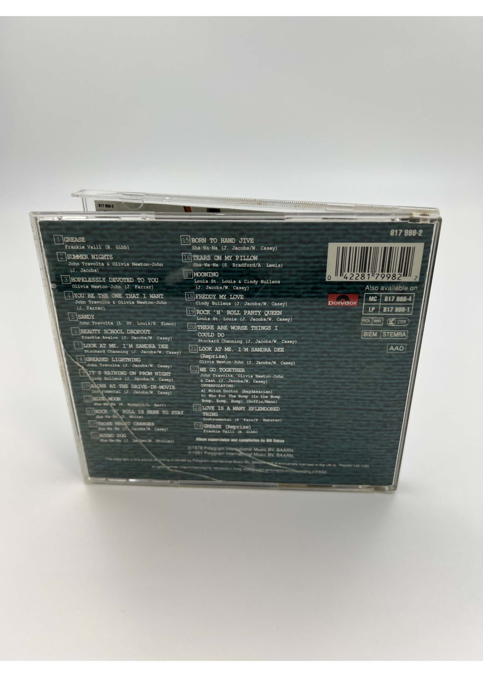 CD Grease Motion Picture Soundtrack CD