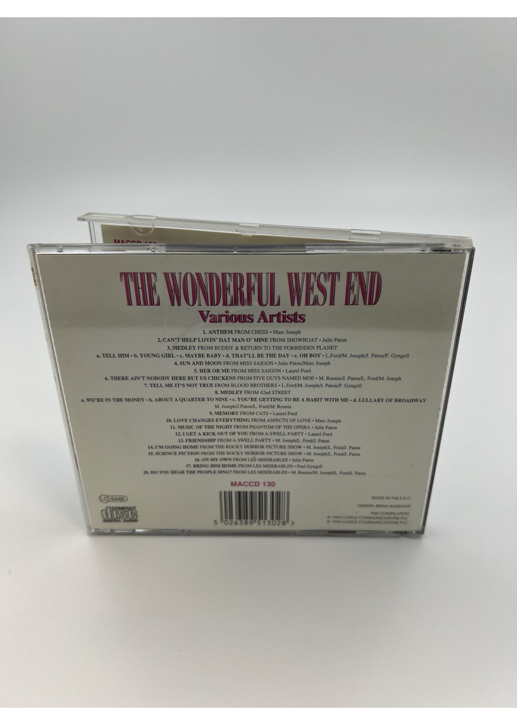 CD The Wonderful West End Various Artists CD
