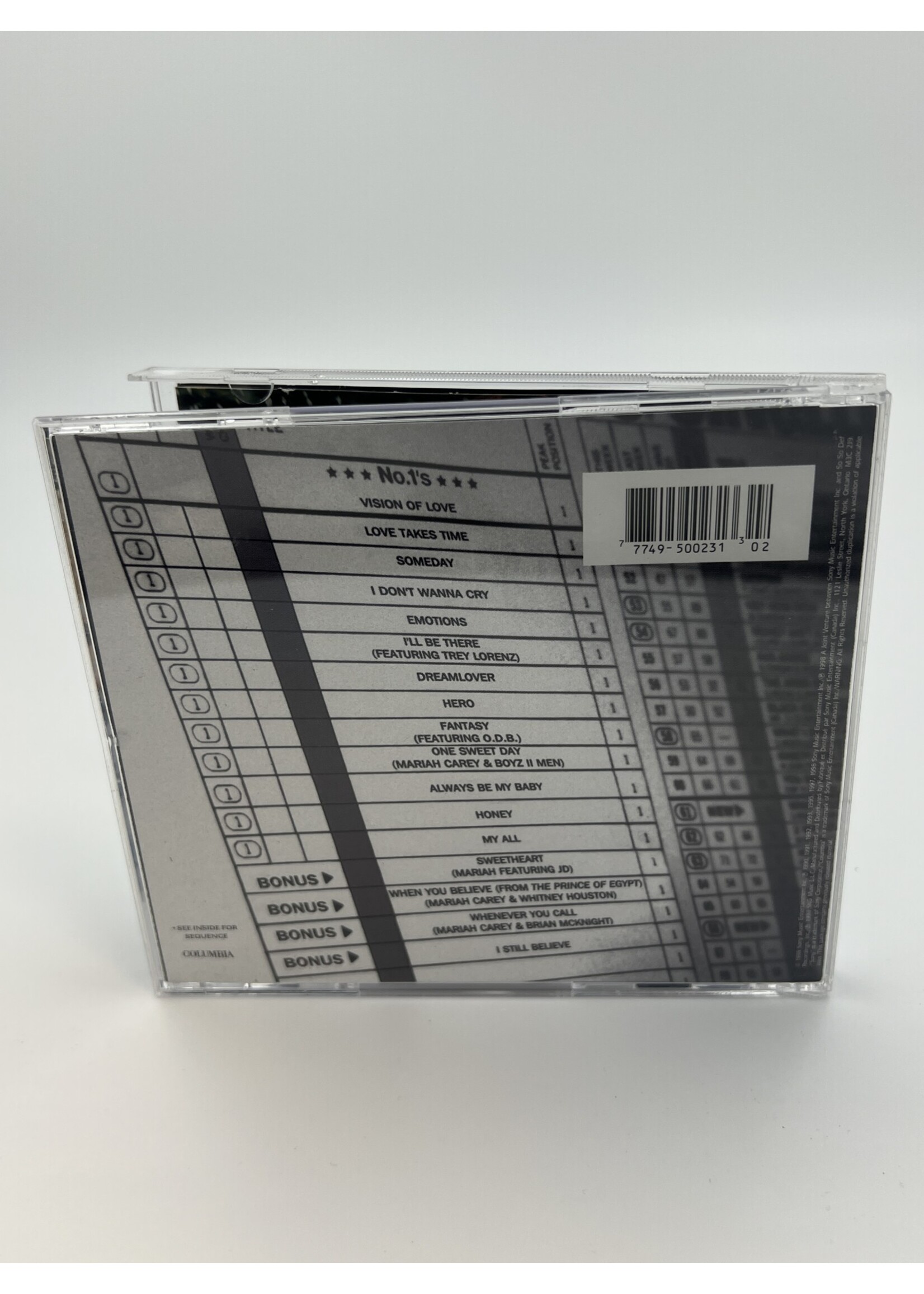 CD Mariah Carey Number 1s CD