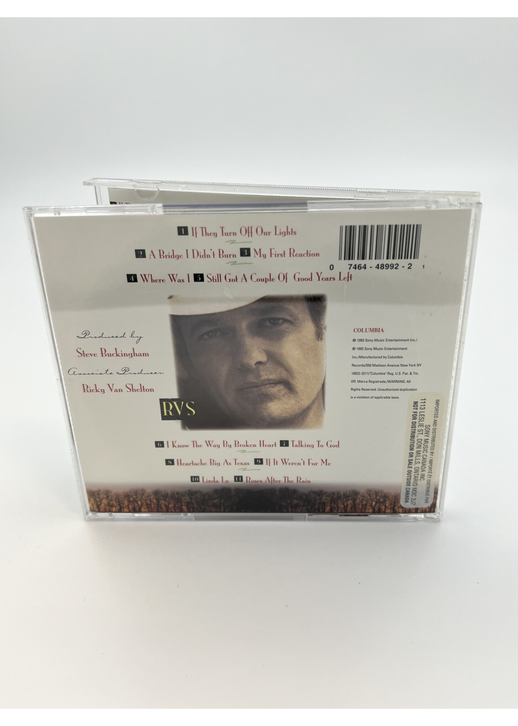 CD Ricky Van Shelton A Bridge I Didnt Burn CD