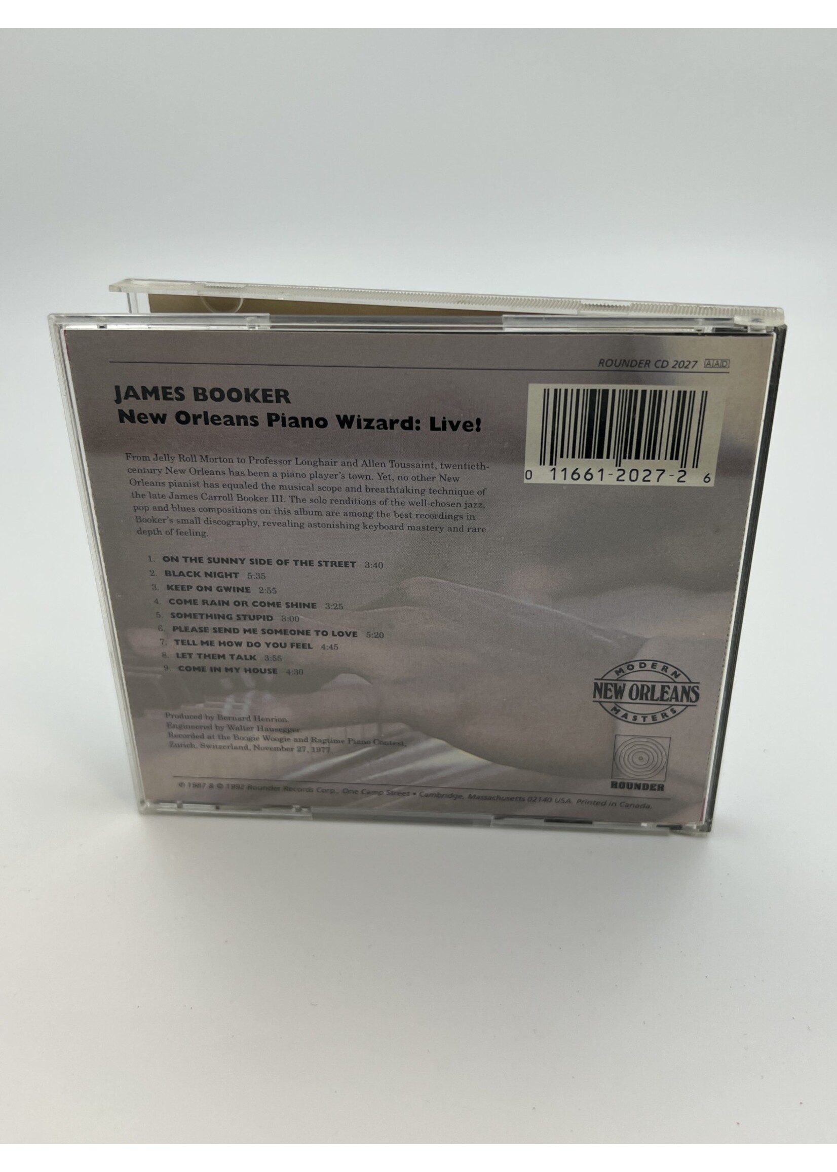 CD James Booker New Orleans Piano Wizard Live CD