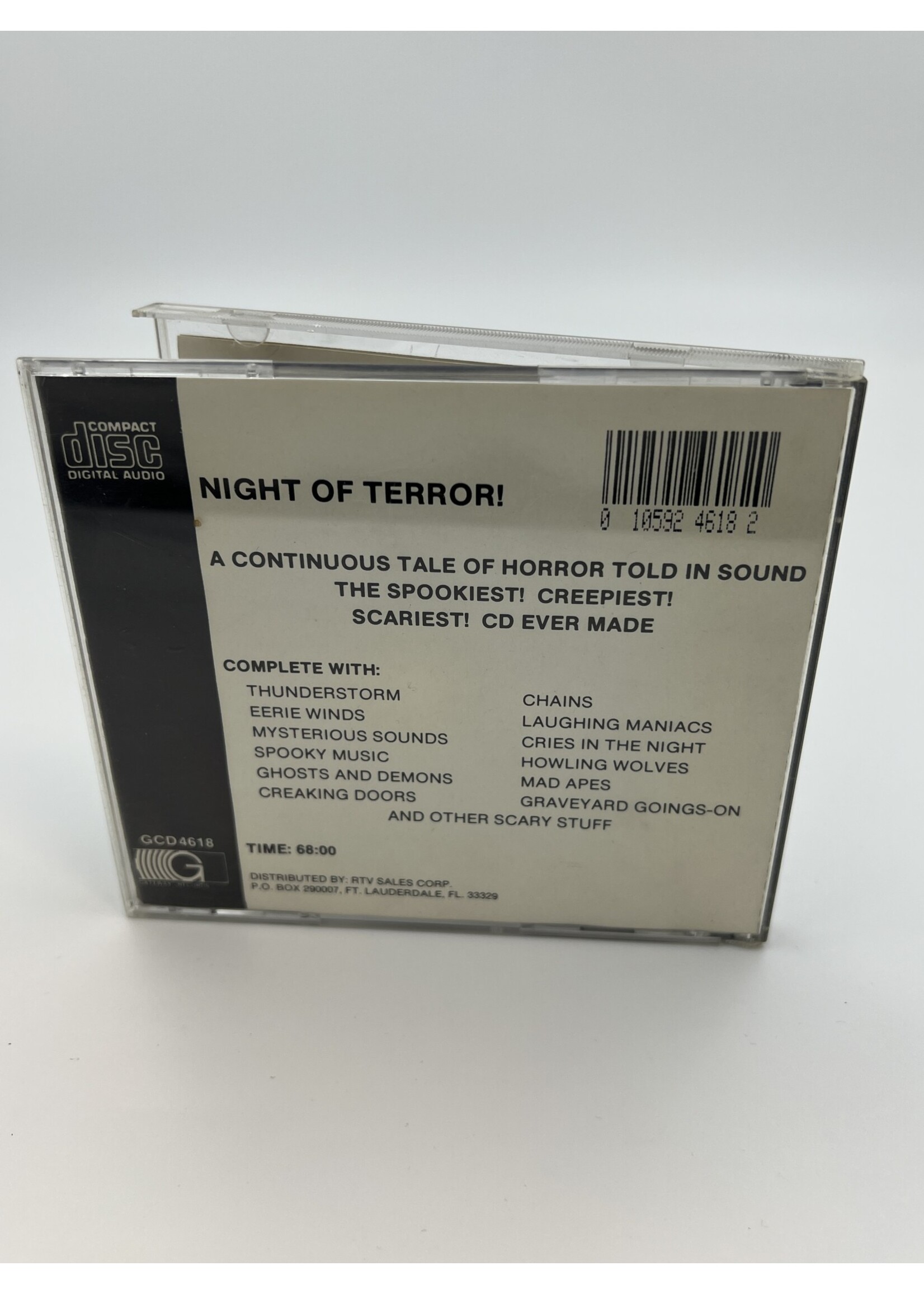 CD Night Of Terror A Continious Tale Of Horror Told In Sound CD