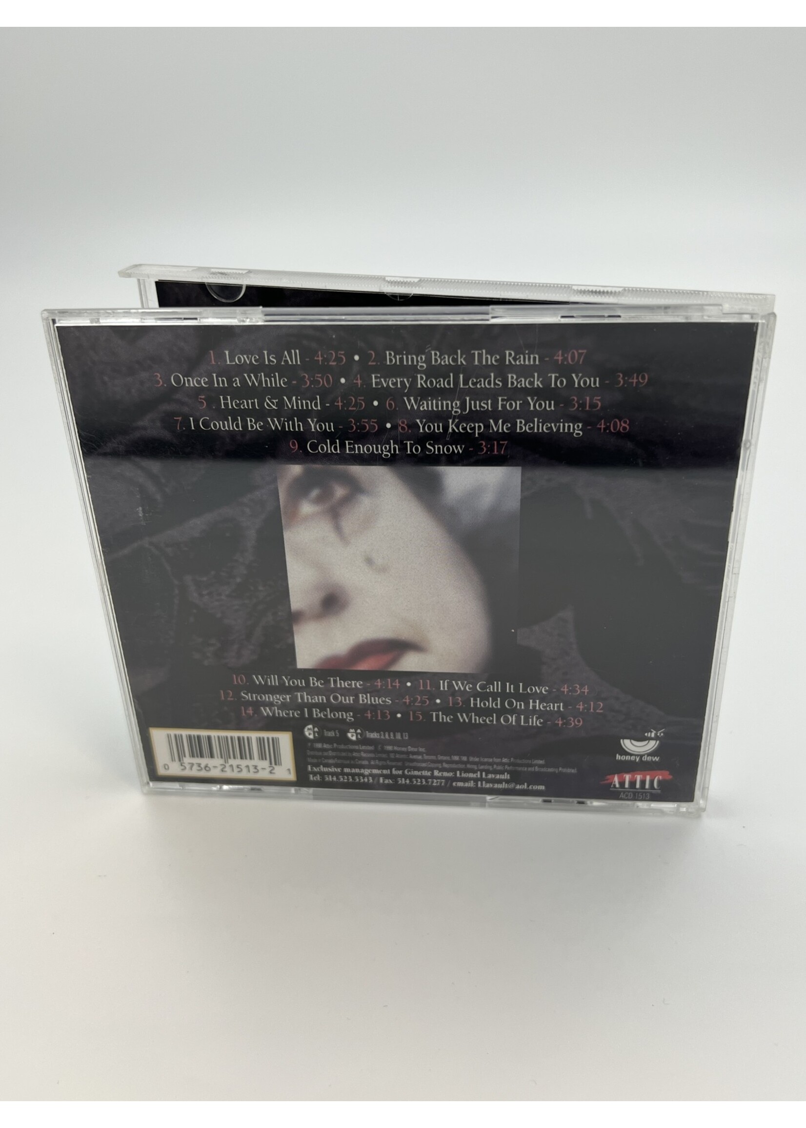 CD Ginette Reno Love Is All CD