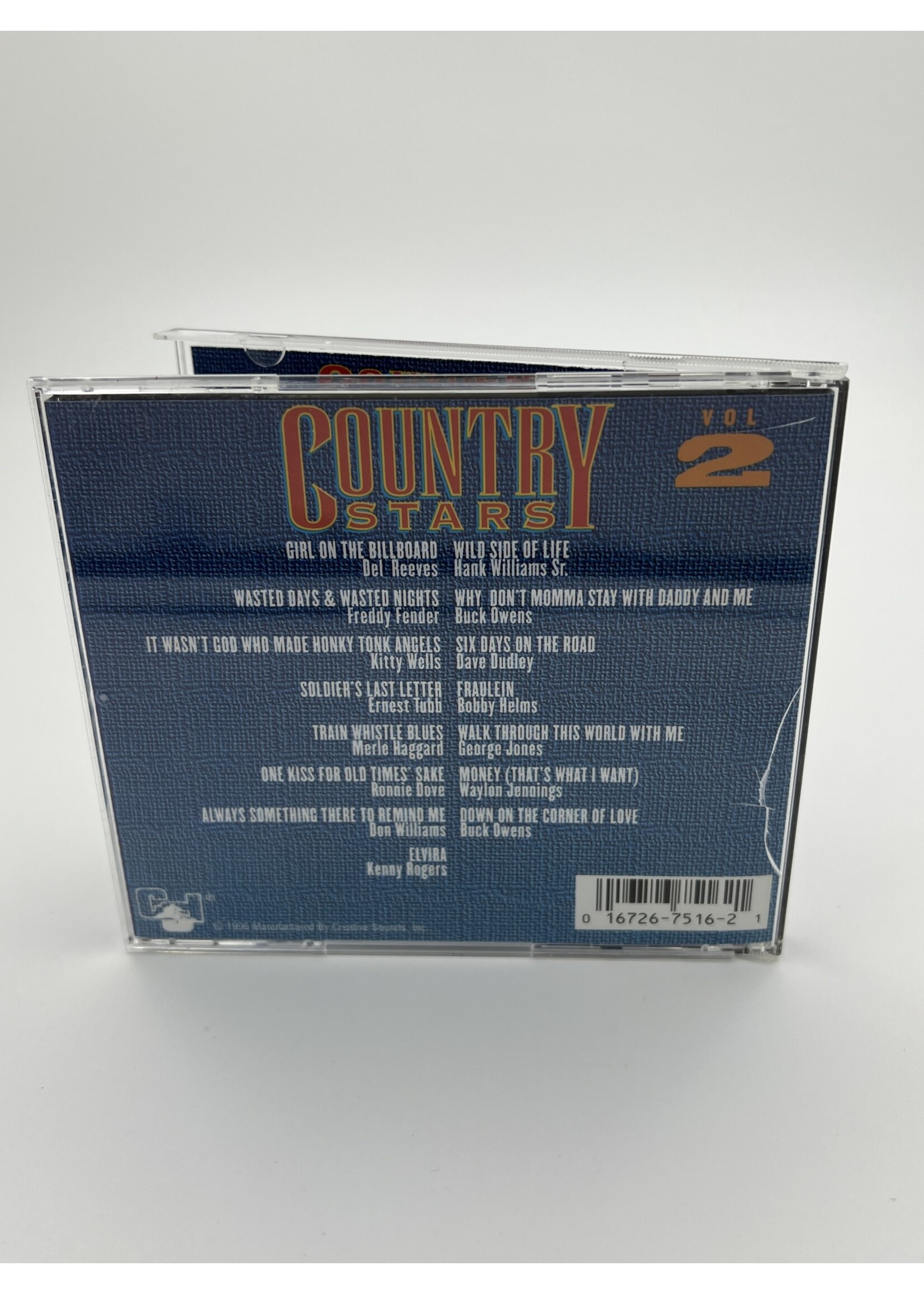 CD Country Stars 15 Big Hits By The Original Artists Volume Two CD
