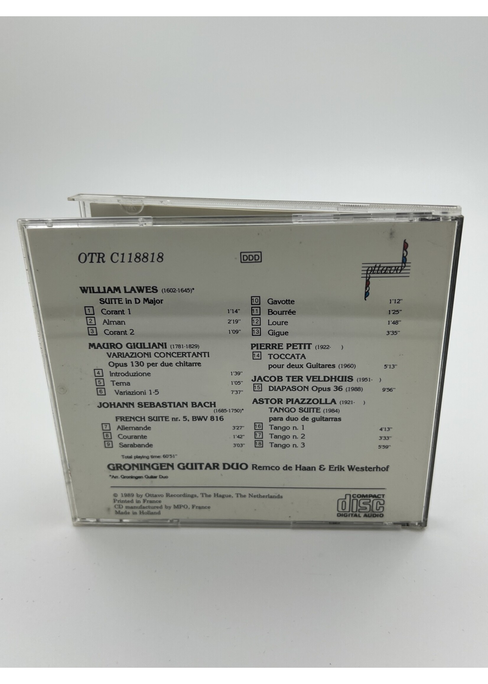 CD Groningen Guitar Duo Recital CD