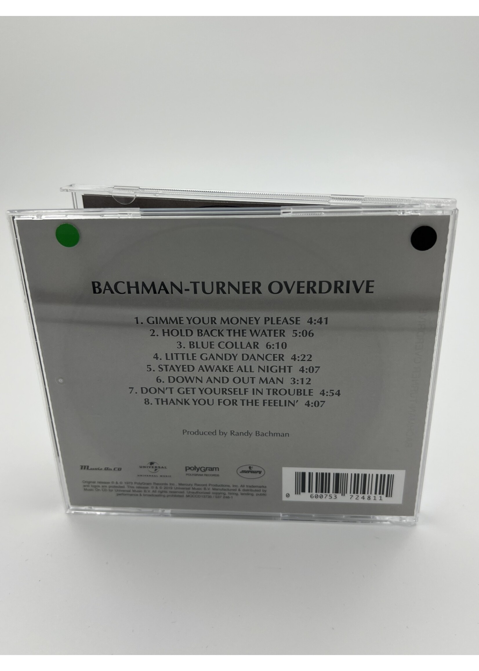 CD Bachman Turner Overdrive Self Titled CD