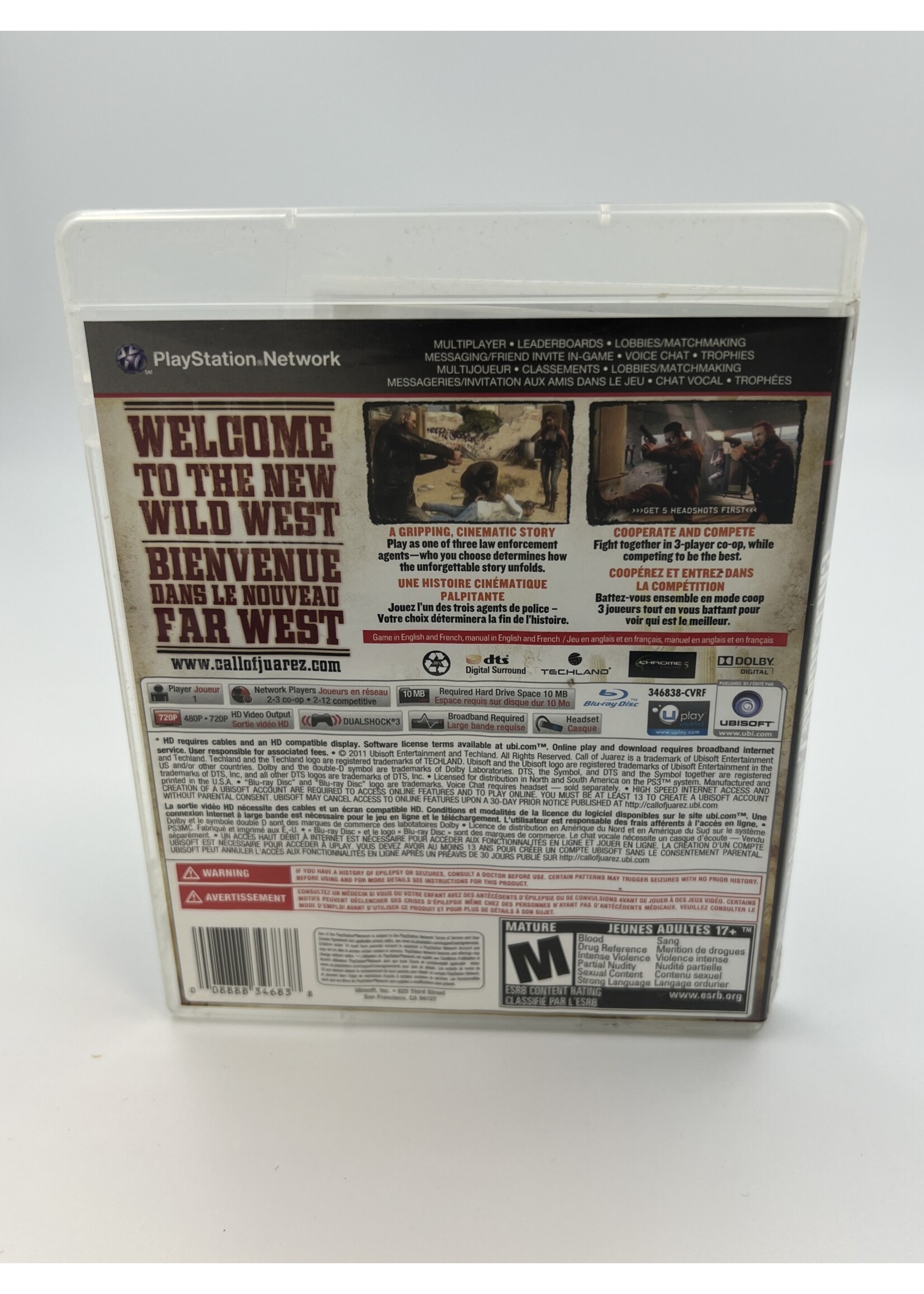 Sony   Call Of Juarez The Cartel Ps3
