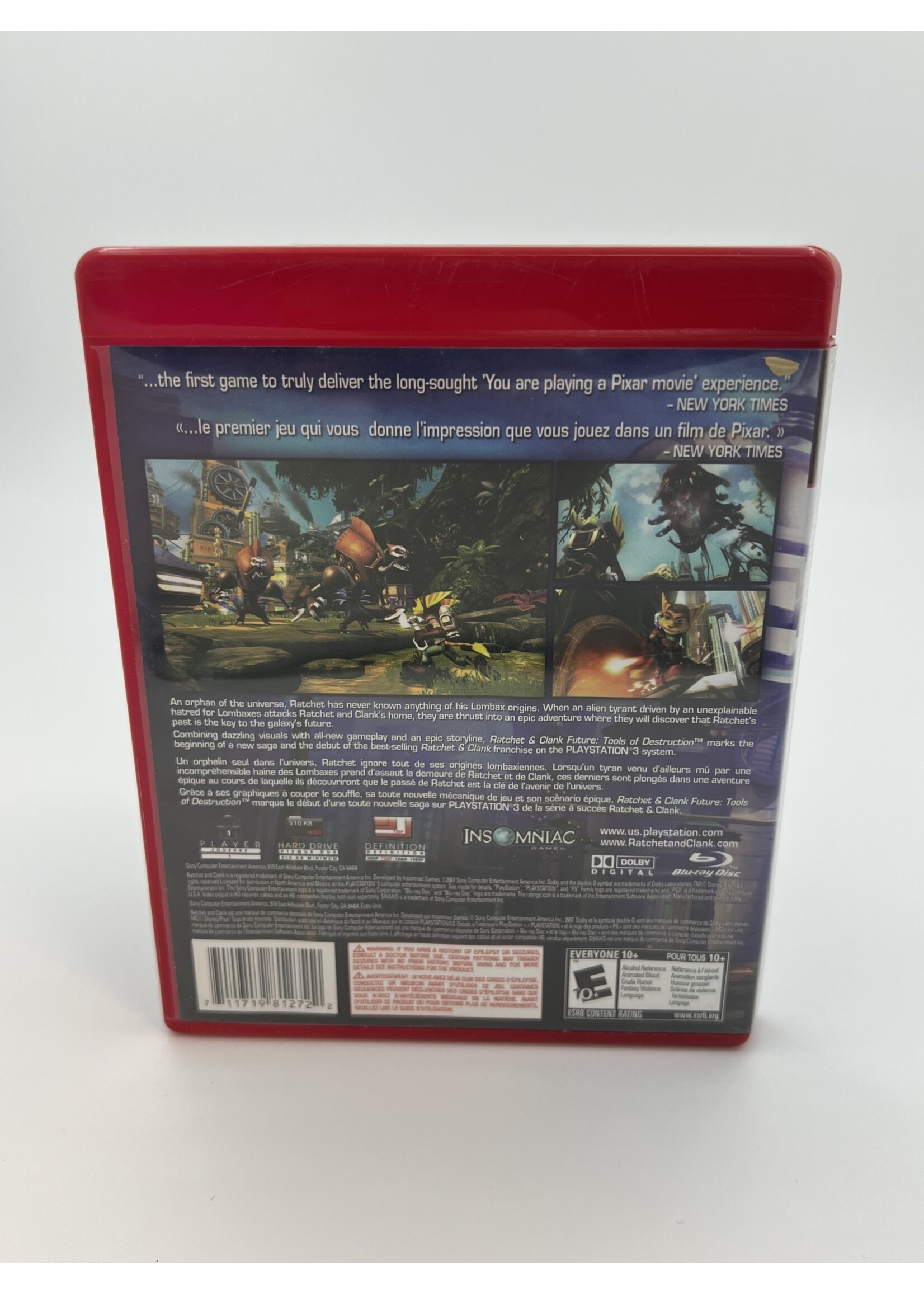 Sony Ratchet And Clank Future Tools Of Destruction Greatest Hits Ps3