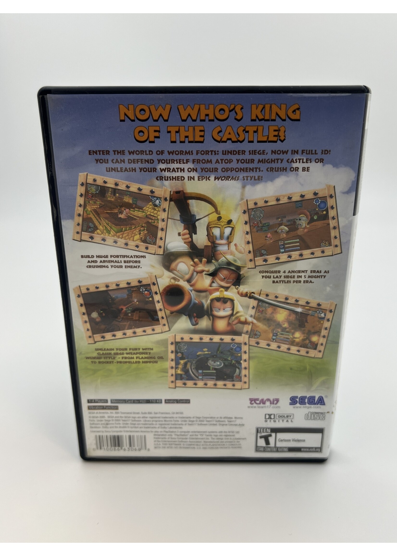 Sony Worms Forts Under Siege Ps2