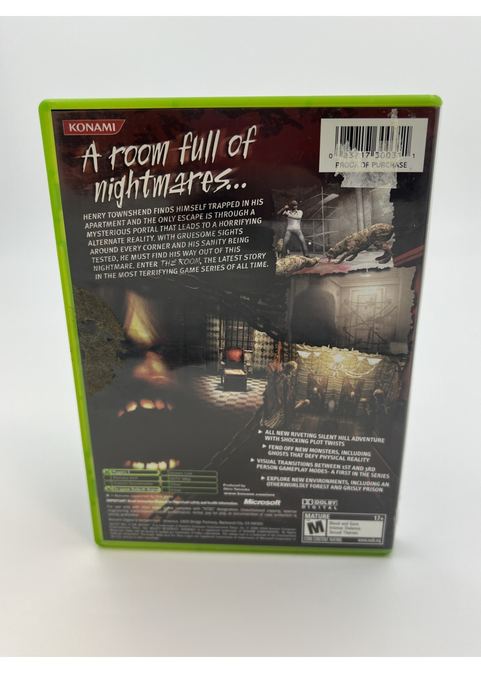 Xbox Silent Hill 4 The Room Xbox