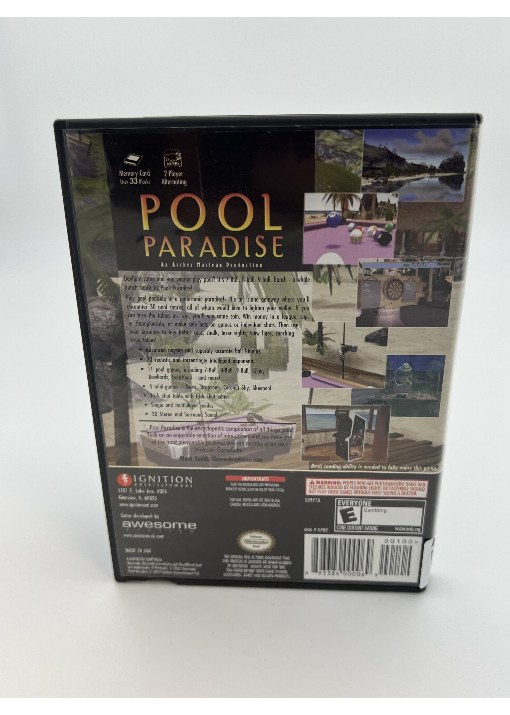 Nintendo   Pool Paradise Gamecube