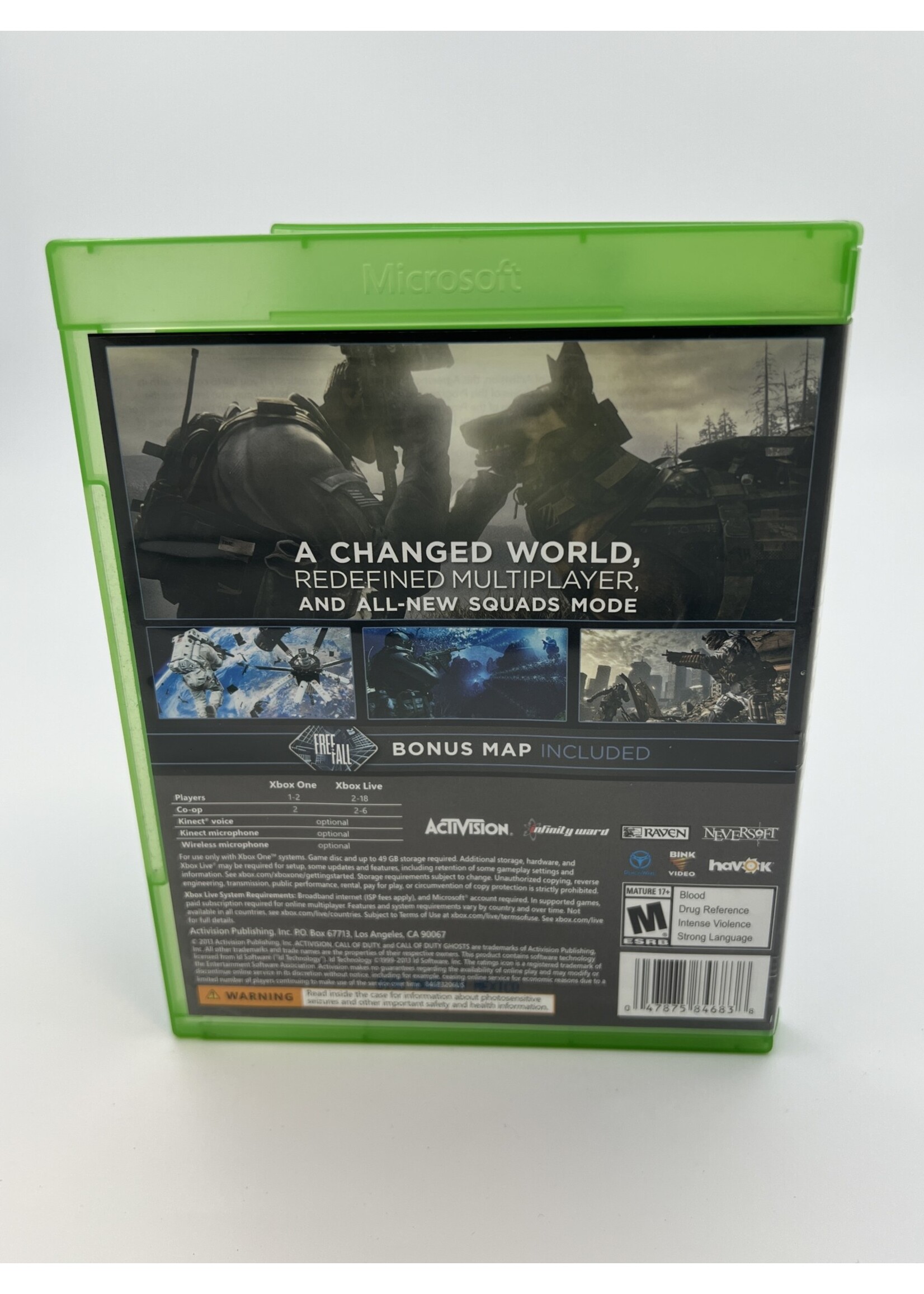 Xbox Call of Duty Ghosts Xbox One