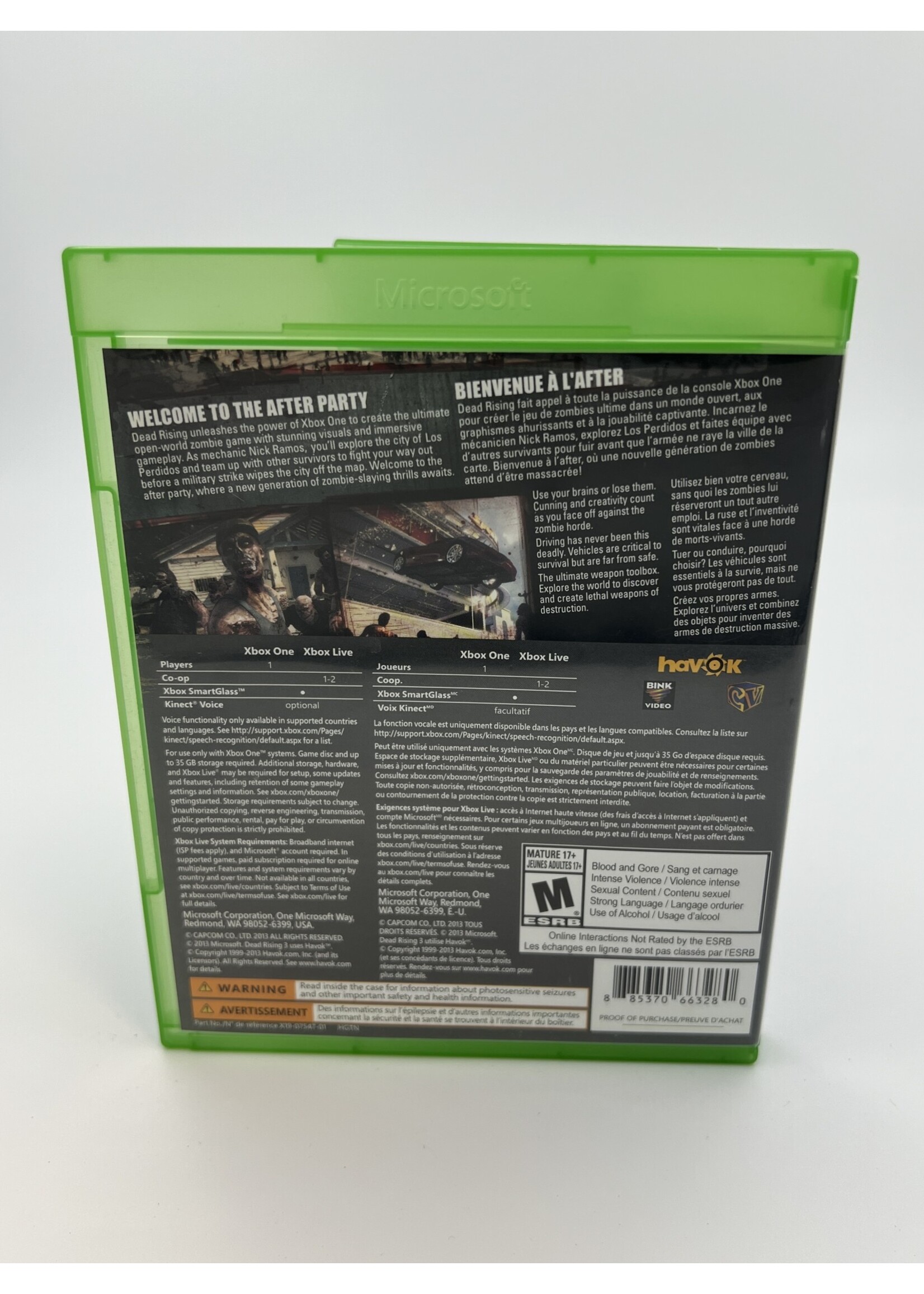 Xbox Deadrising 3 Xbox One