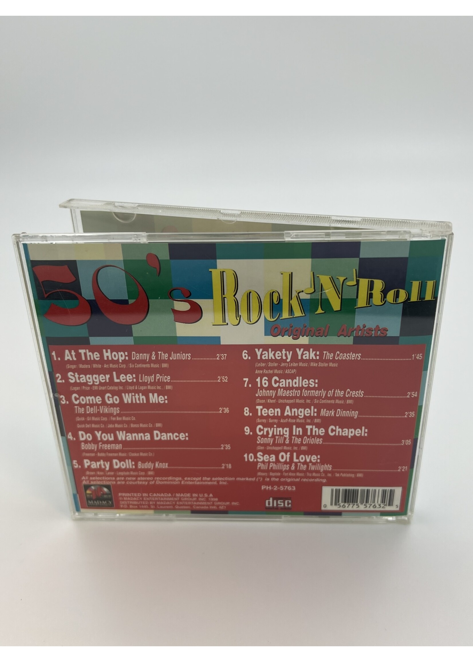 CD   Original Artist 50s Rock N Roll Various Artist CD