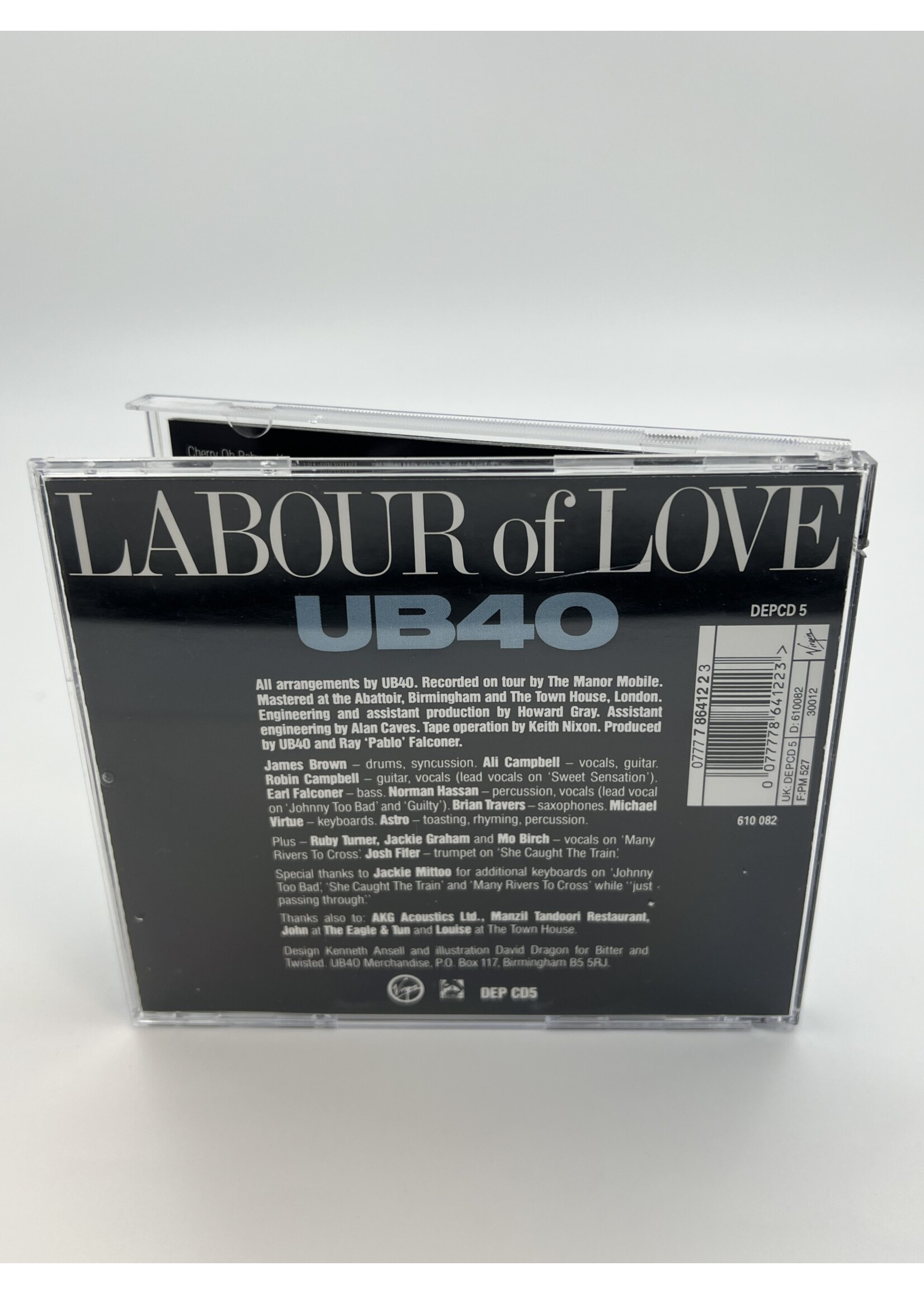 CD   UB40 Labour Of Love CD