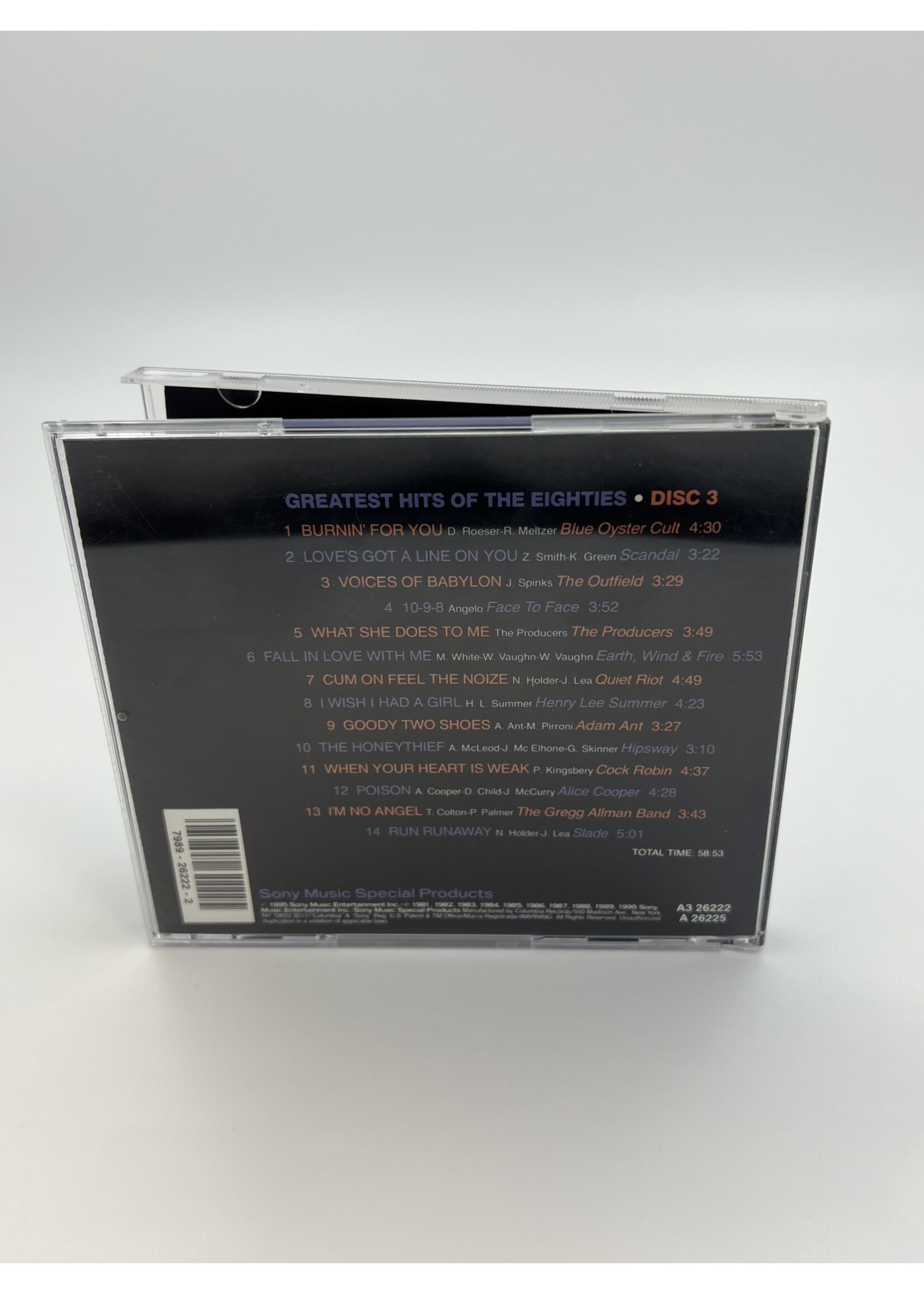 CD   Greatest Hits Of The Eighties Disc 3 CD