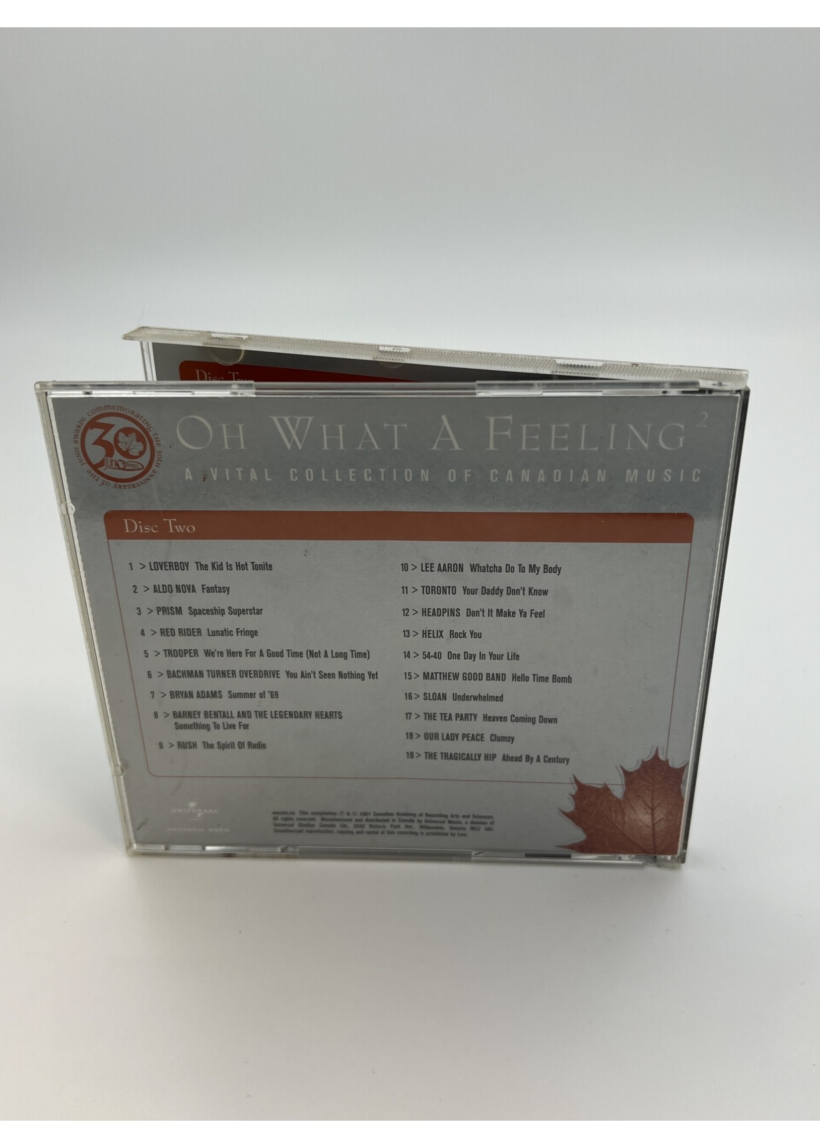 CD   Oh What A Feeling 2 Disc 2 Various Artist CD