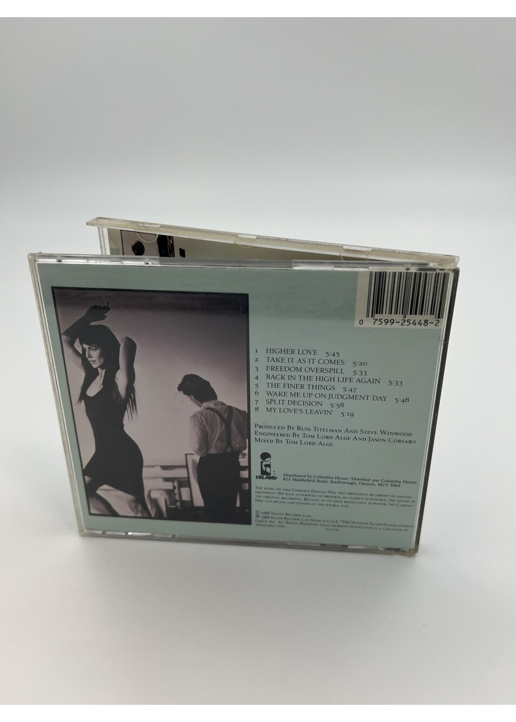 CD Steve Winwood Back In The High Life CD