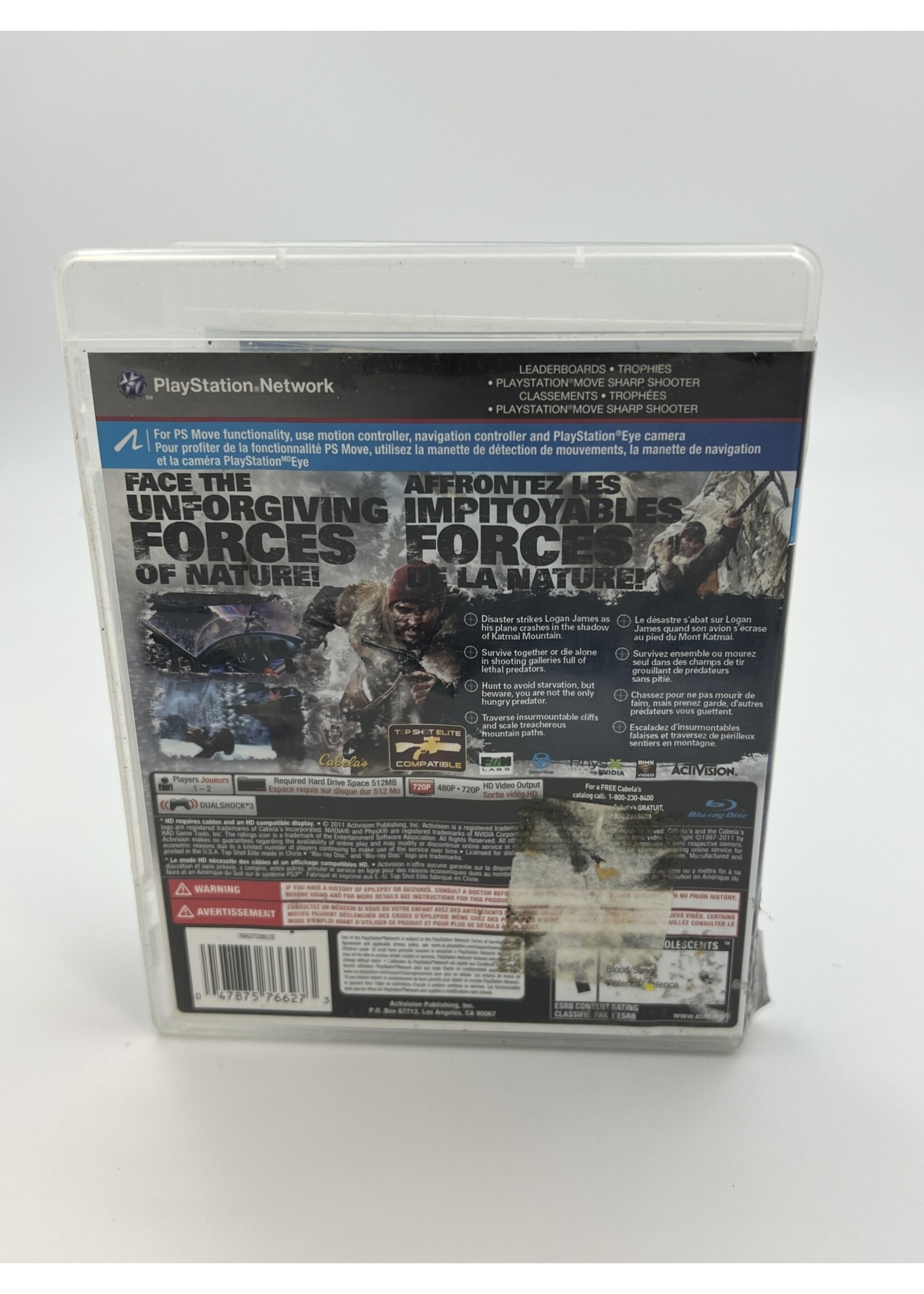 Sony Cabelas Survival Shadows of Katmai PS3