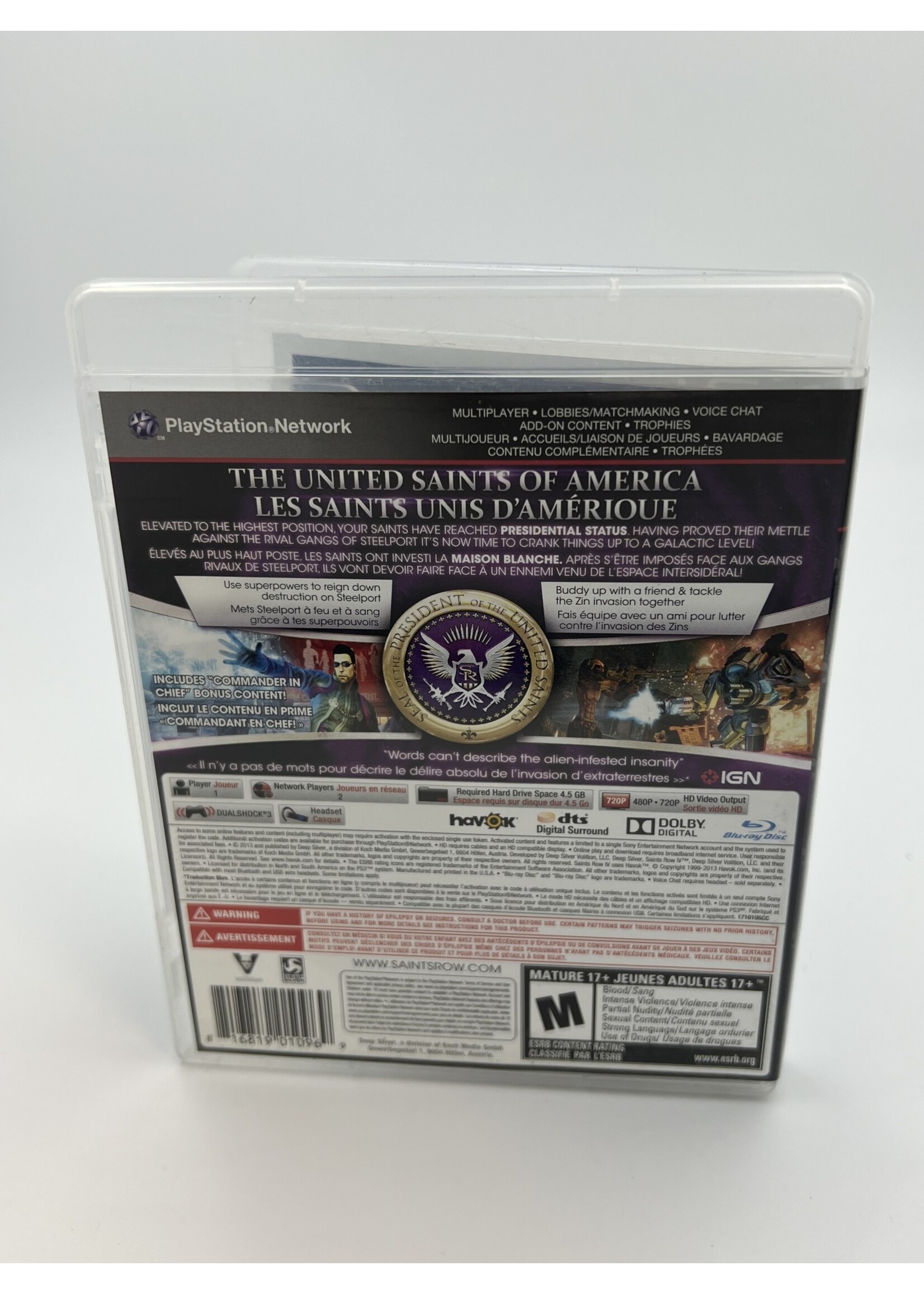 Sony Saints Row Iv Ps3