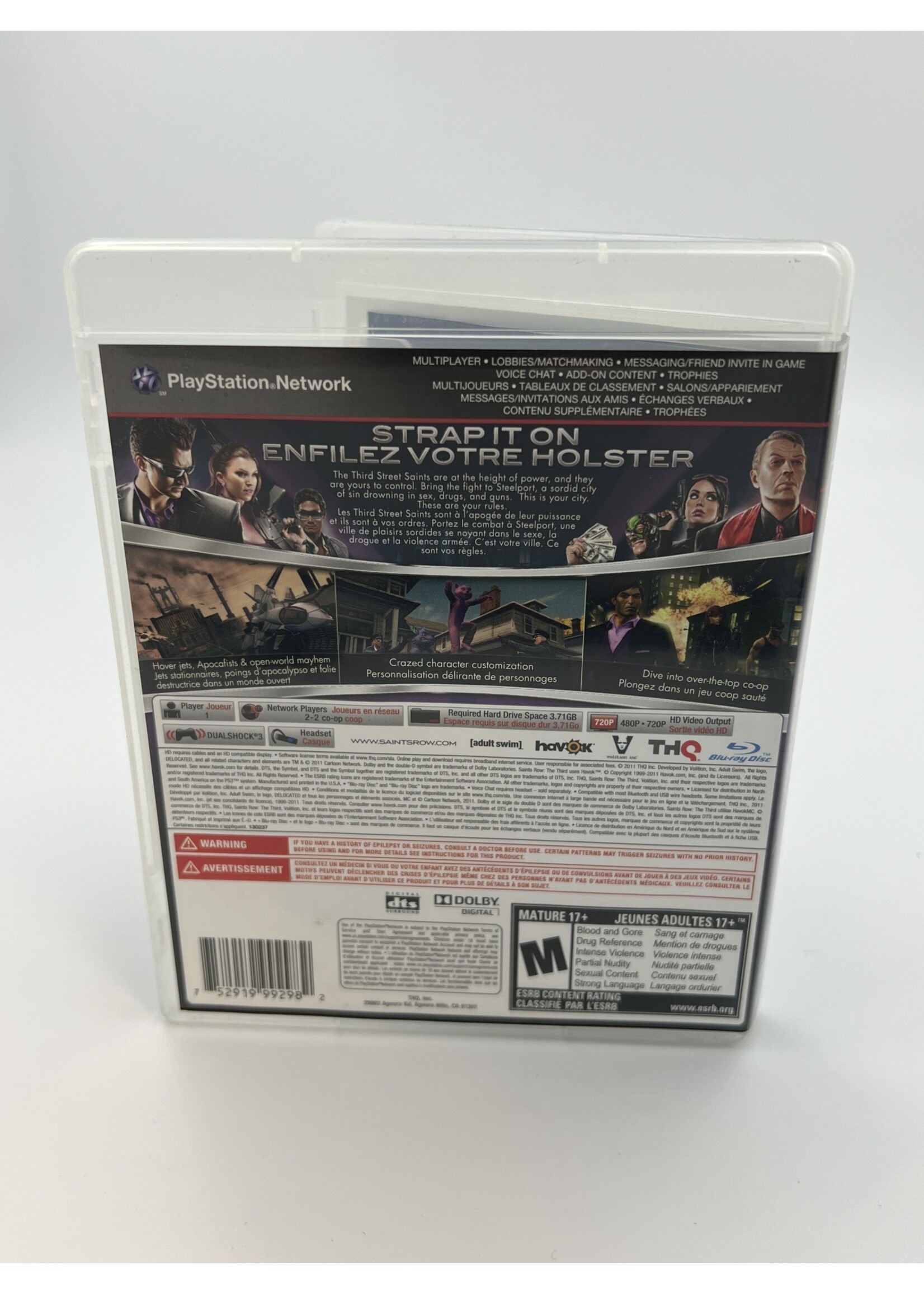 Sony Saints Row The Third Ps3