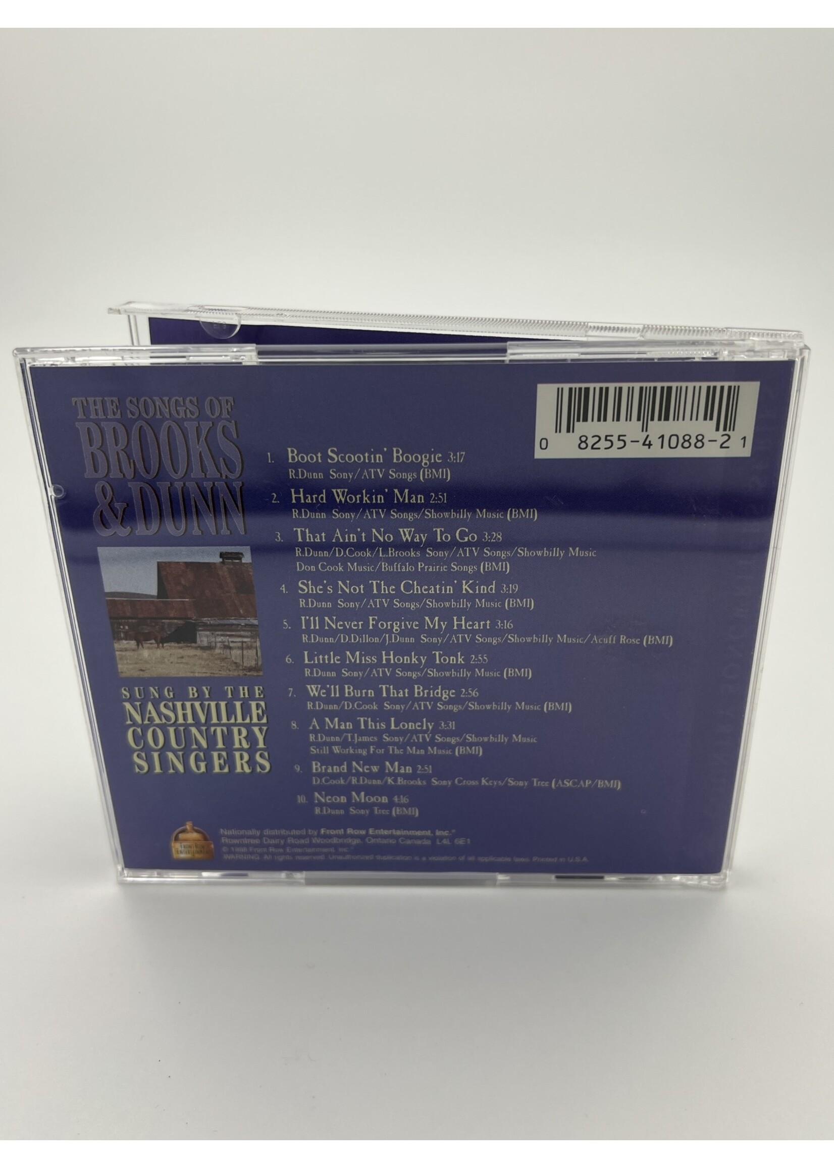 CD   The Songs Of Brooks And Dunn Sung By The Nashville Country Singers CD